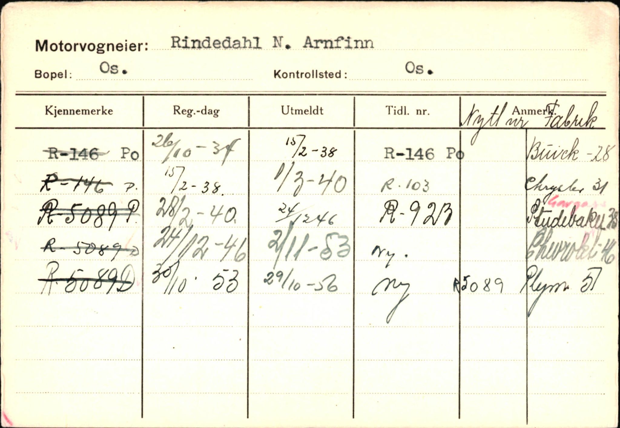 Statens vegvesen, Hordaland vegkontor, AV/SAB-A-5201/2/Ha/L0045: R-eierkort R, 1920-1971, p. 7