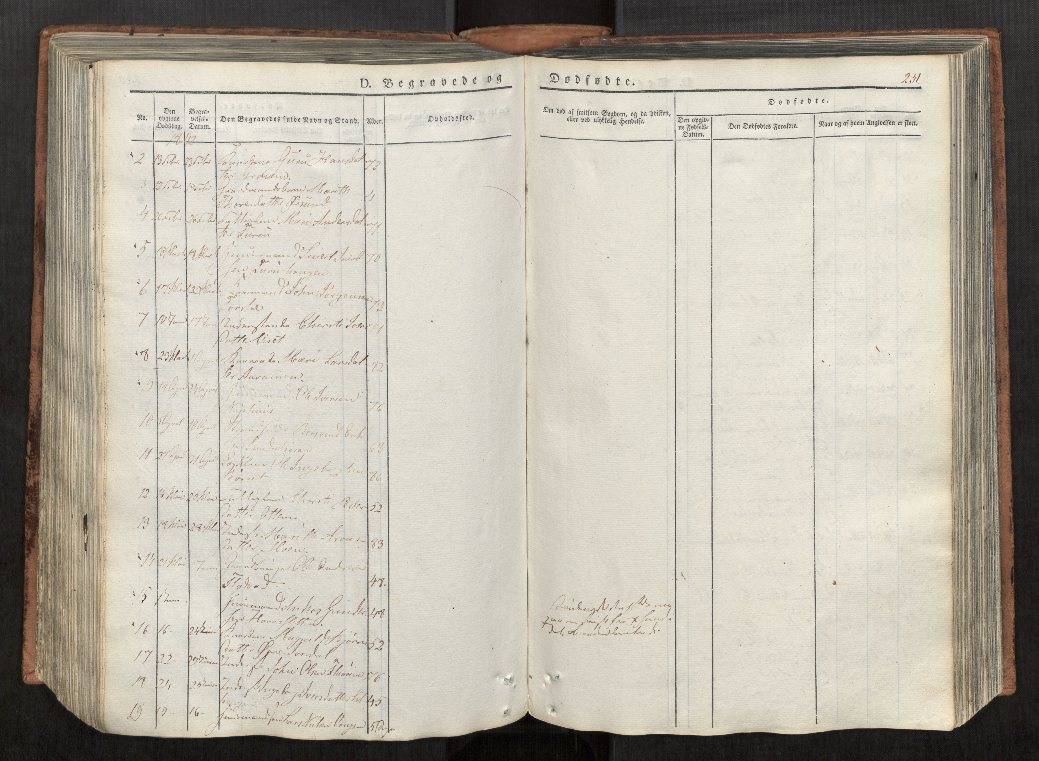 Ministerialprotokoller, klokkerbøker og fødselsregistre - Møre og Romsdal, AV/SAT-A-1454/590/L1012: Parish register (official) no. 590A04, 1832-1846, p. 231