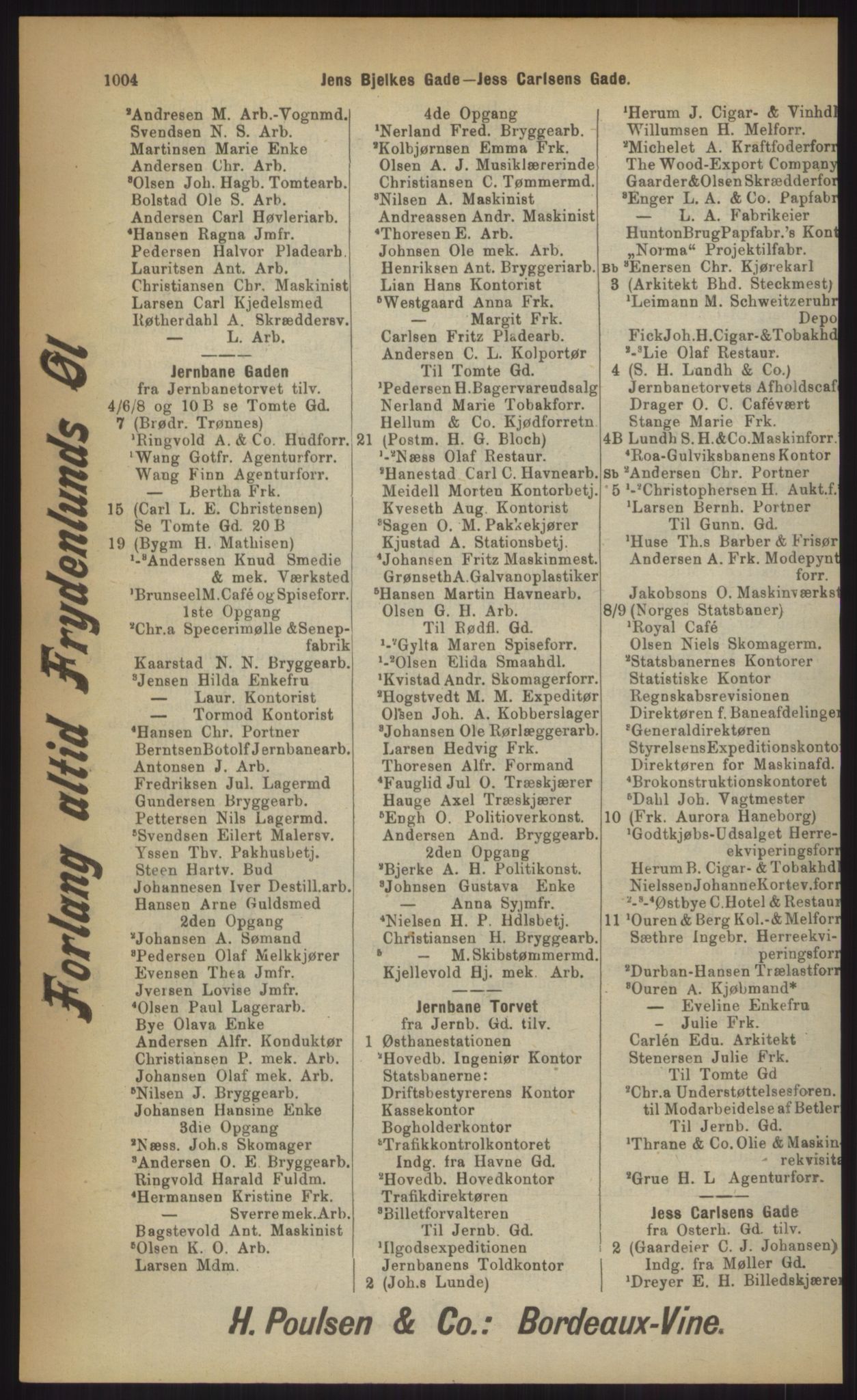 Kristiania/Oslo adressebok, PUBL/-, 1903, p. 1004