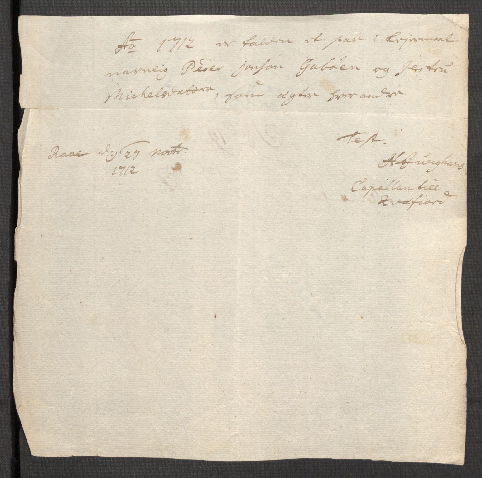 Rentekammeret inntil 1814, Reviderte regnskaper, Fogderegnskap, AV/RA-EA-4092/R68/L4758: Fogderegnskap Senja og Troms, 1711-1712, p. 398