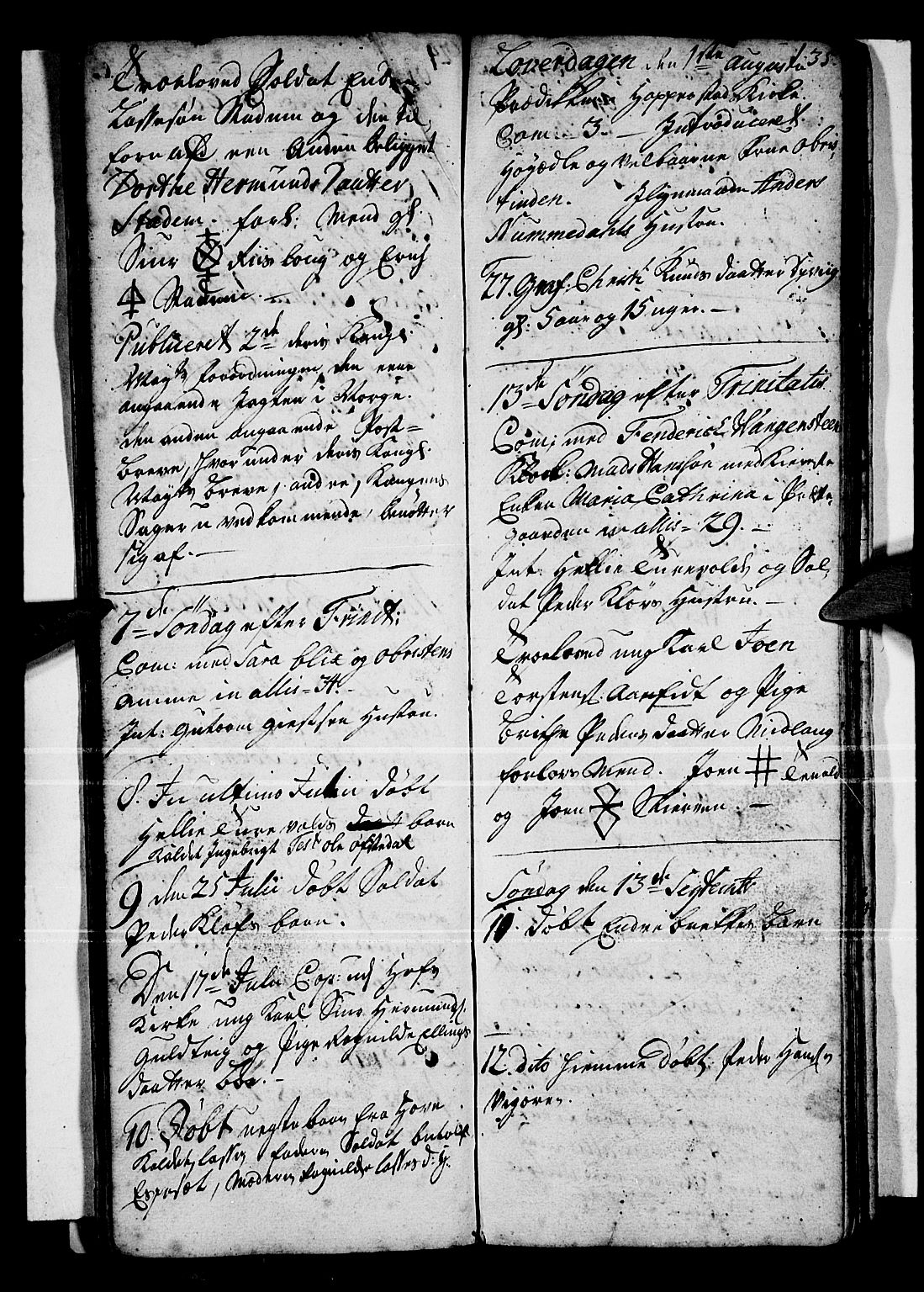 Vik sokneprestembete, AV/SAB-A-81501/H/Haa/Haaa/L0001: Parish register (official) no. A 1 / 1, 1727-1740, p. 35