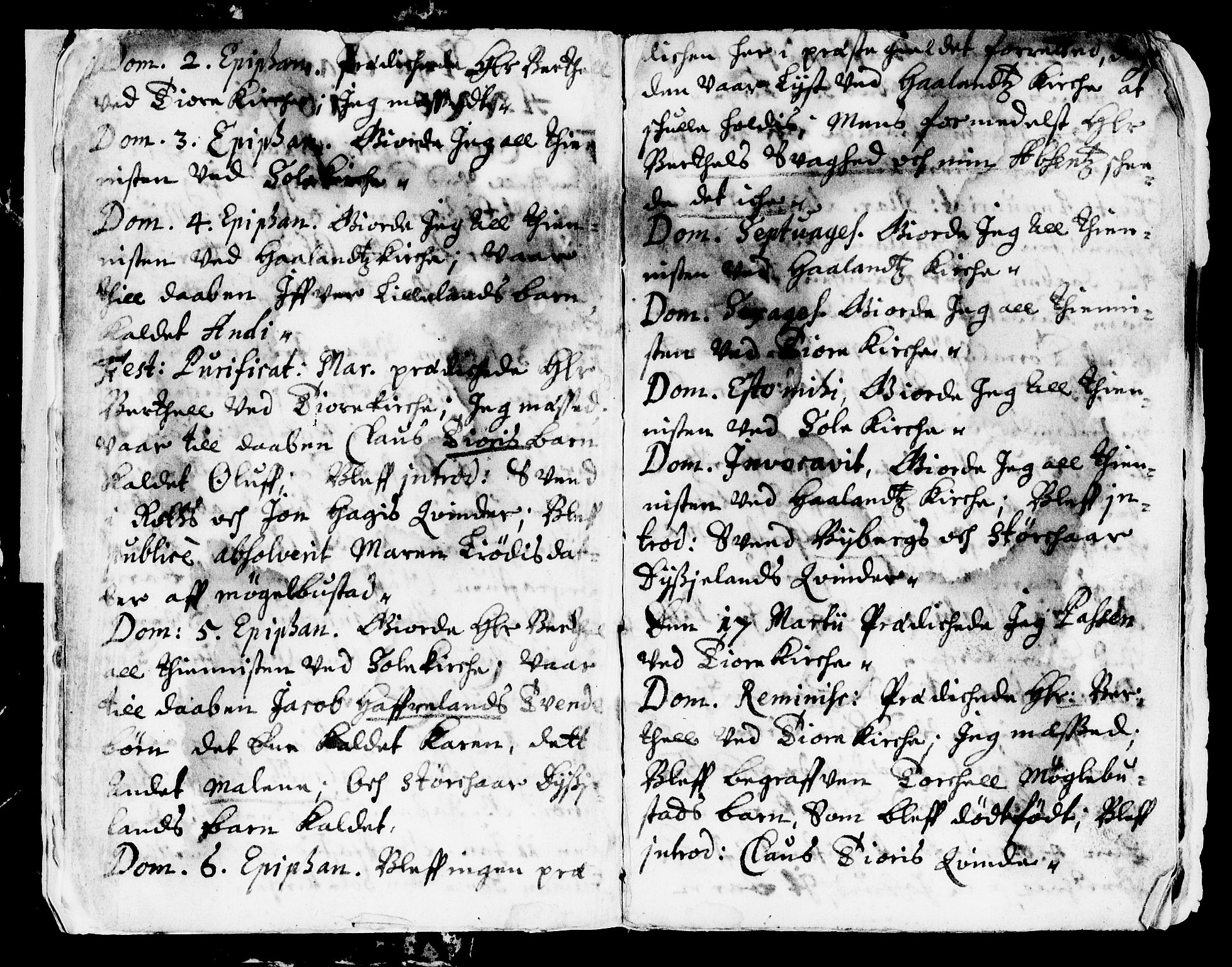 Håland sokneprestkontor, SAST/A-101802/001/30BA/L0001: Parish register (official) no. A 1, 1671-1722