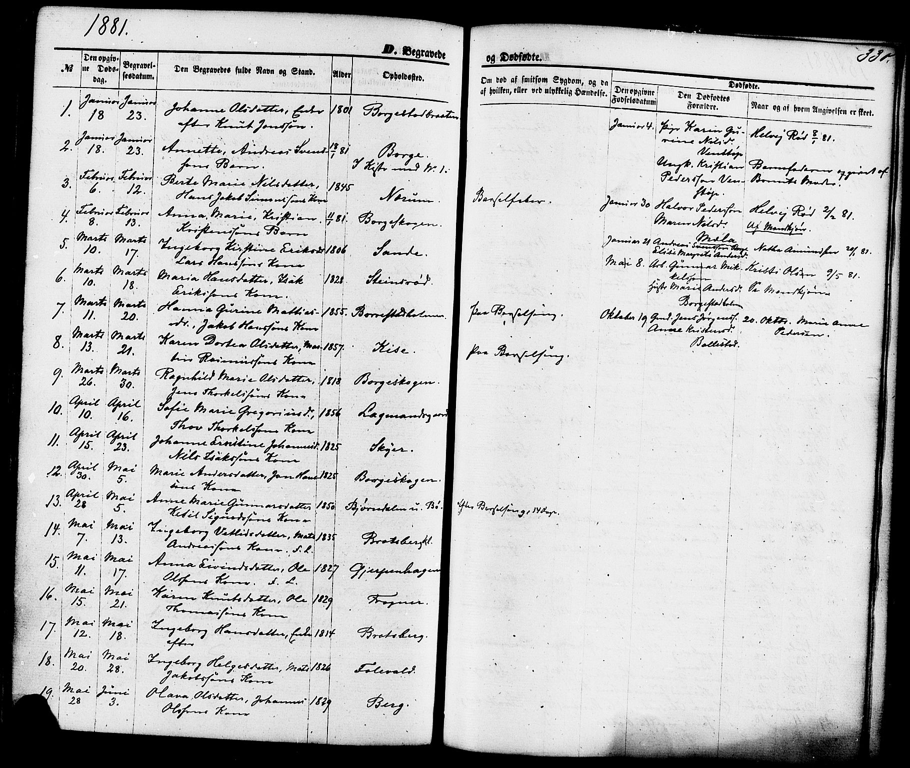 Gjerpen kirkebøker, SAKO/A-265/F/Fa/L0009: Parish register (official) no. I 9, 1872-1885, p. 330