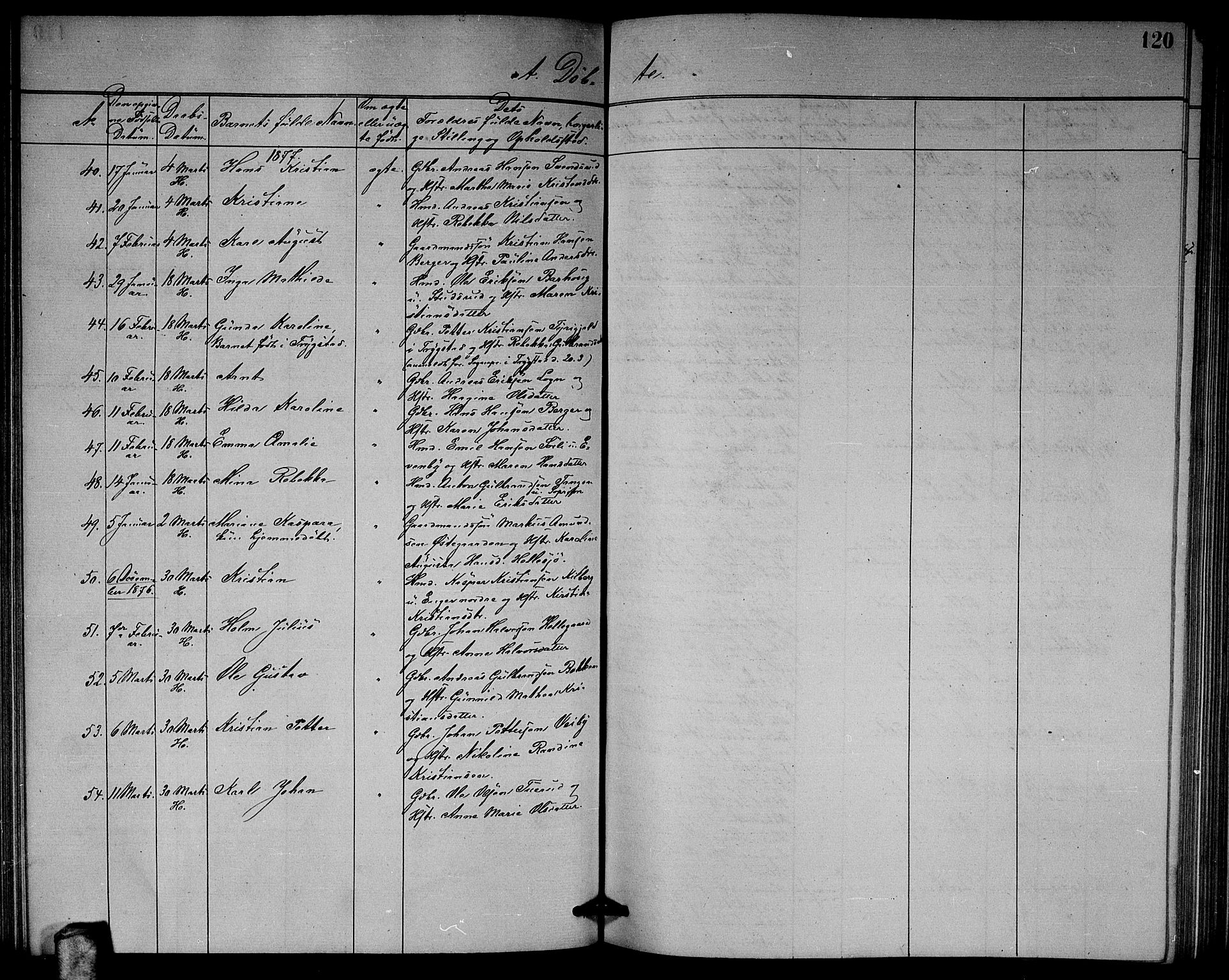 Høland prestekontor Kirkebøker, AV/SAO-A-10346a/G/Ga/L0006: Parish register (copy) no. I 6, 1869-1879, p. 120