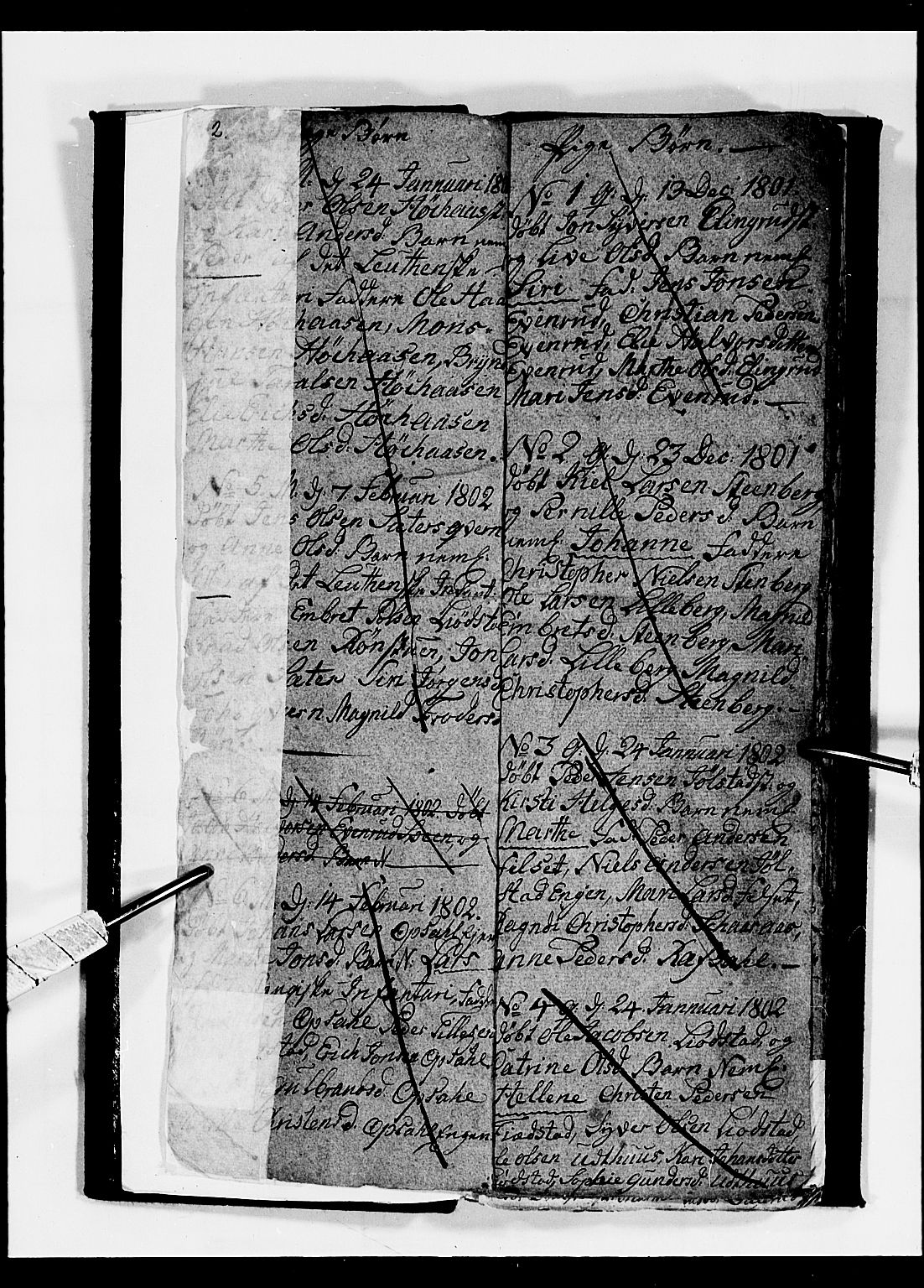Romedal prestekontor, SAH/PREST-004/L/L0003: Parish register (copy) no. 3, 1801-1806, p. 2-3