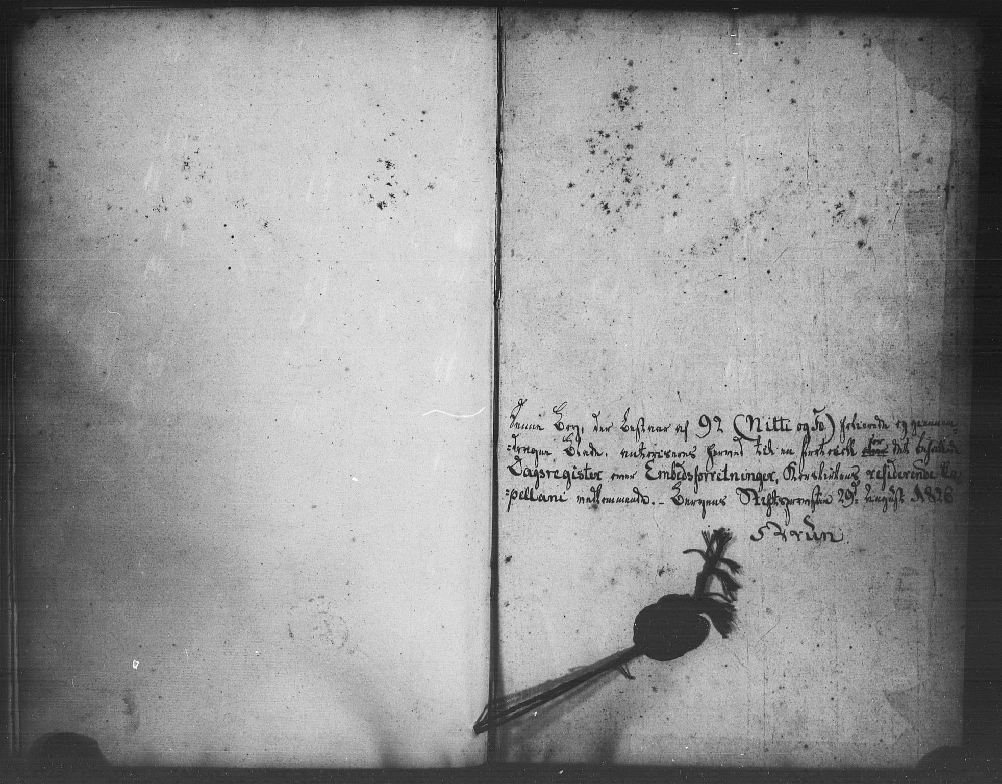 Korskirken sokneprestembete, AV/SAB-A-76101/H/Haa/L0066: Curate's parish register no. A 1, 1826-1843