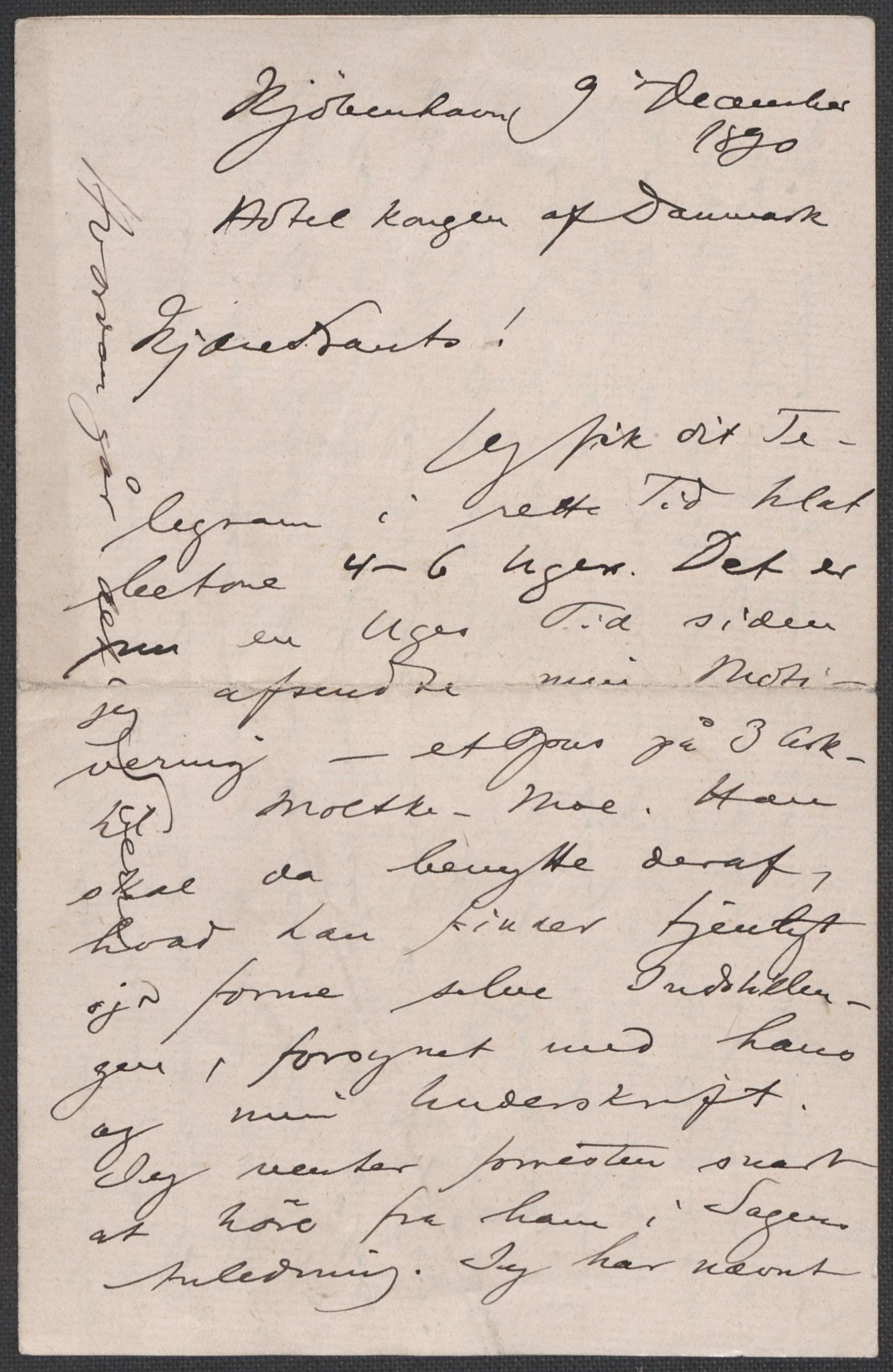 Beyer, Frants, RA/PA-0132/F/L0001: Brev fra Edvard Grieg til Frantz Beyer og "En del optegnelser som kan tjene til kommentar til brevene" av Marie Beyer, 1872-1907, p. 344