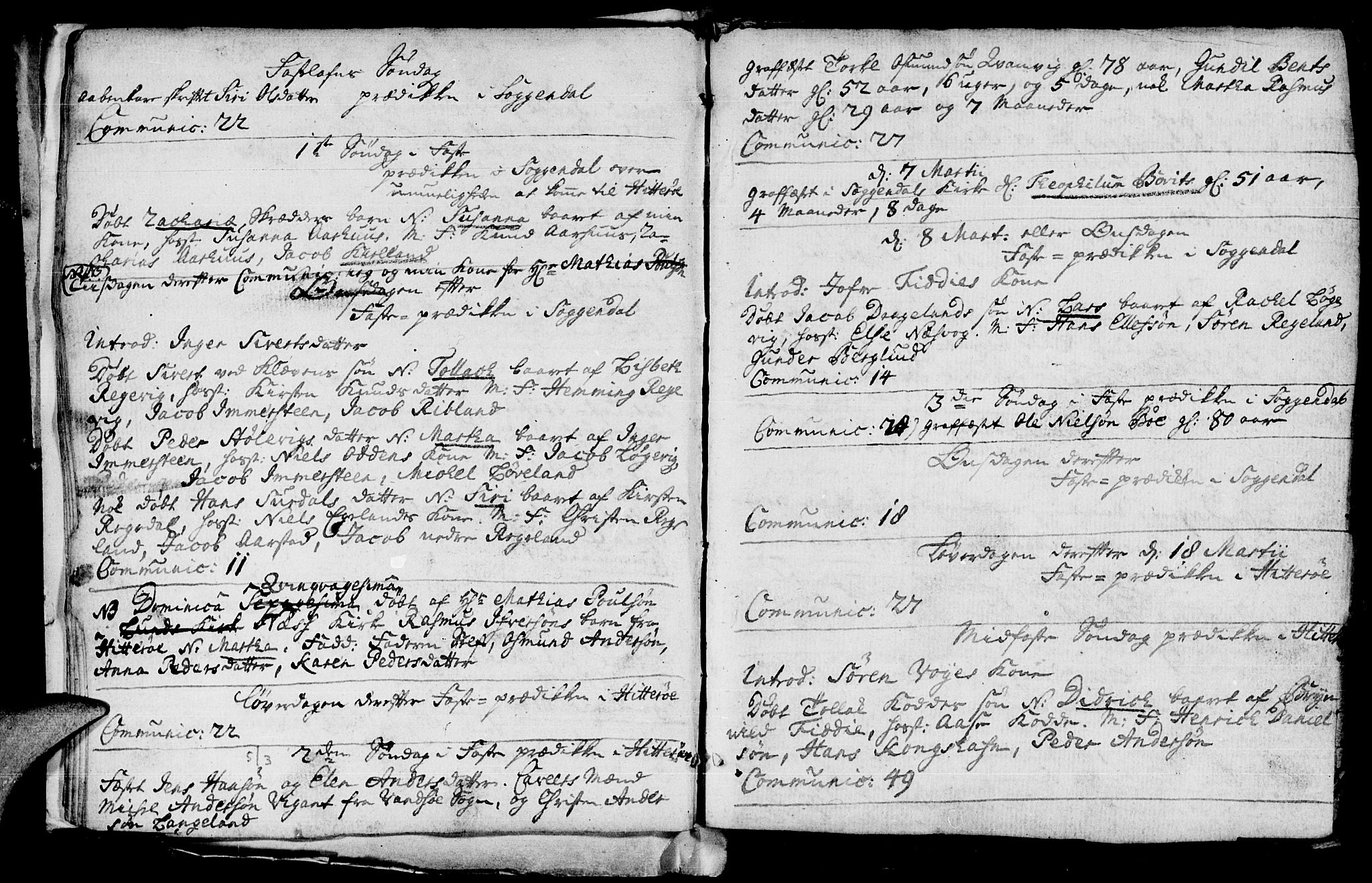 Sokndal sokneprestkontor, AV/SAST-A-101808: Parish register (official) no. A 1, 1729-1740