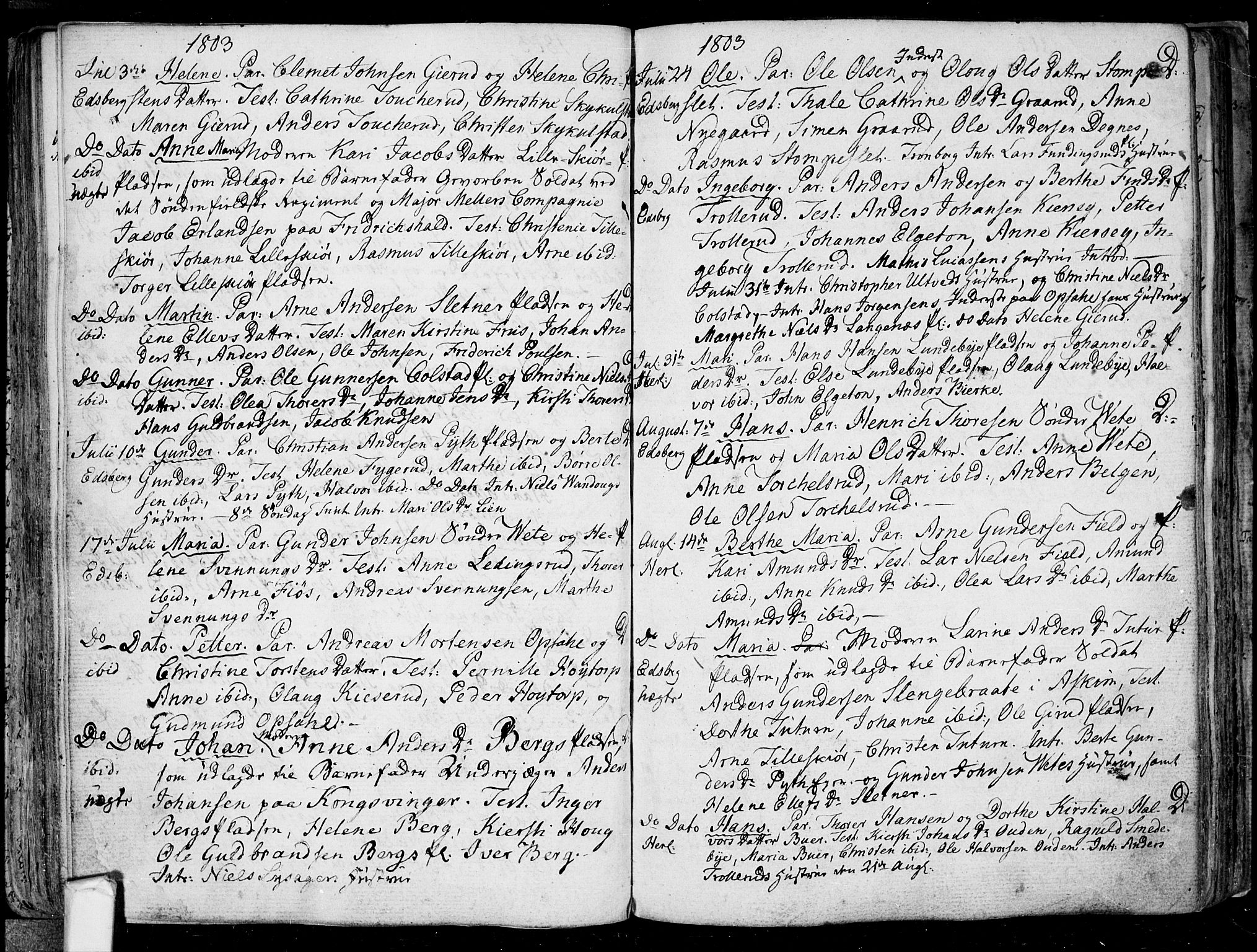Eidsberg prestekontor Kirkebøker, SAO/A-10905/F/Fa/L0005: Parish register (official) no. I 5, 1786-1807, p. 73