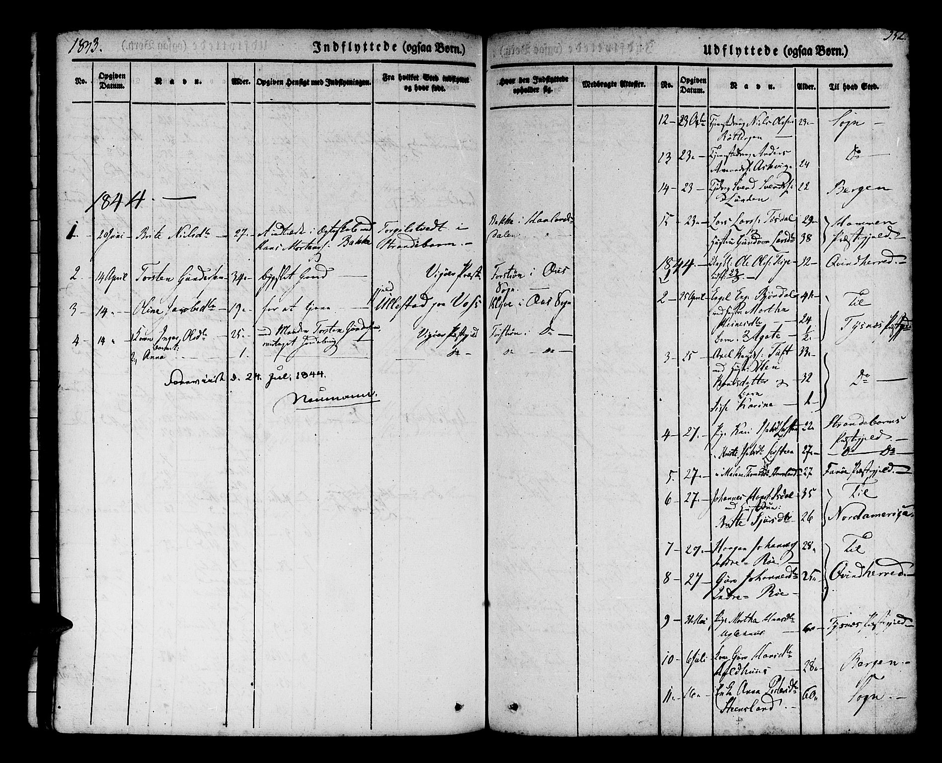 Os sokneprestembete, AV/SAB-A-99929: Parish register (official) no. A 15, 1839-1851, p. 352