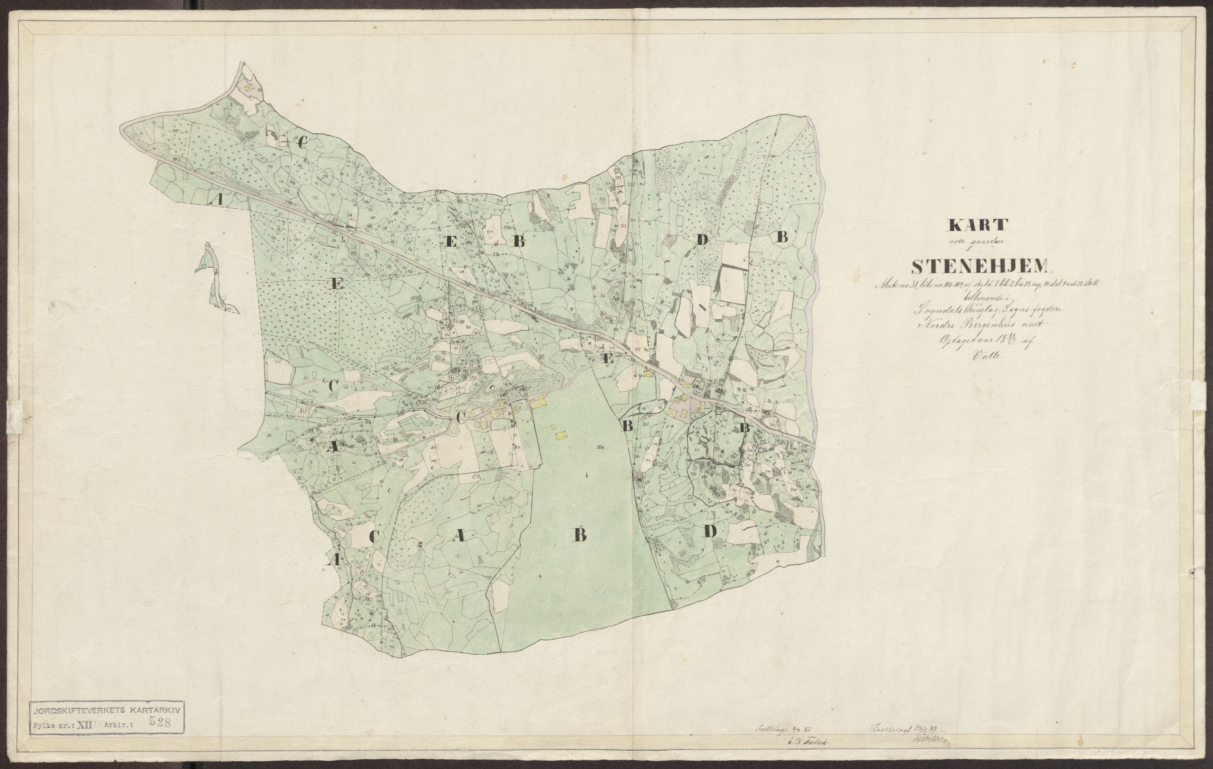 Jordskifteverkets kartarkiv, AV/RA-S-3929/T, 1859-1988, p. 642