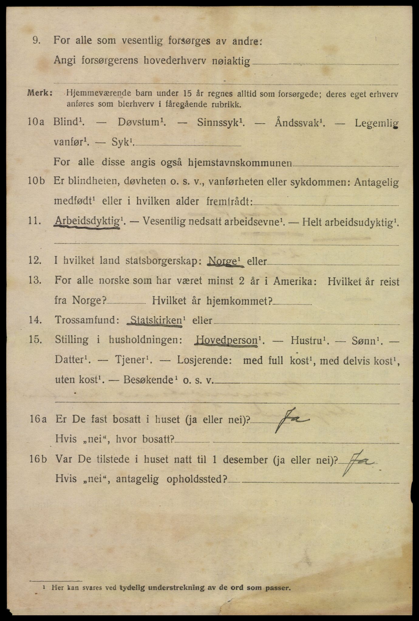 SAK, 1920 census for Kristiansand, 1920, p. 38412