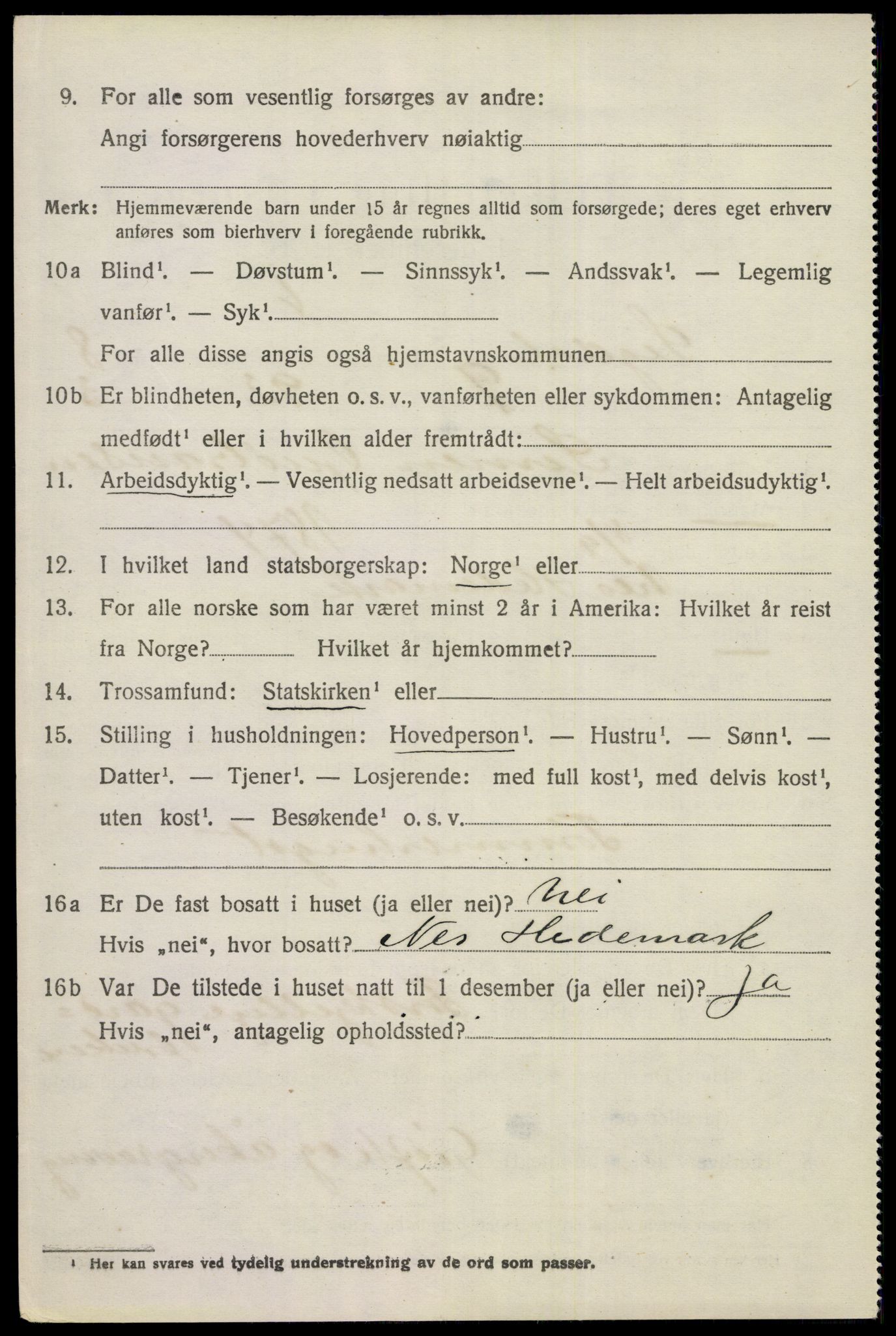 SAKO, 1920 census for Sigdal, 1920, p. 6101