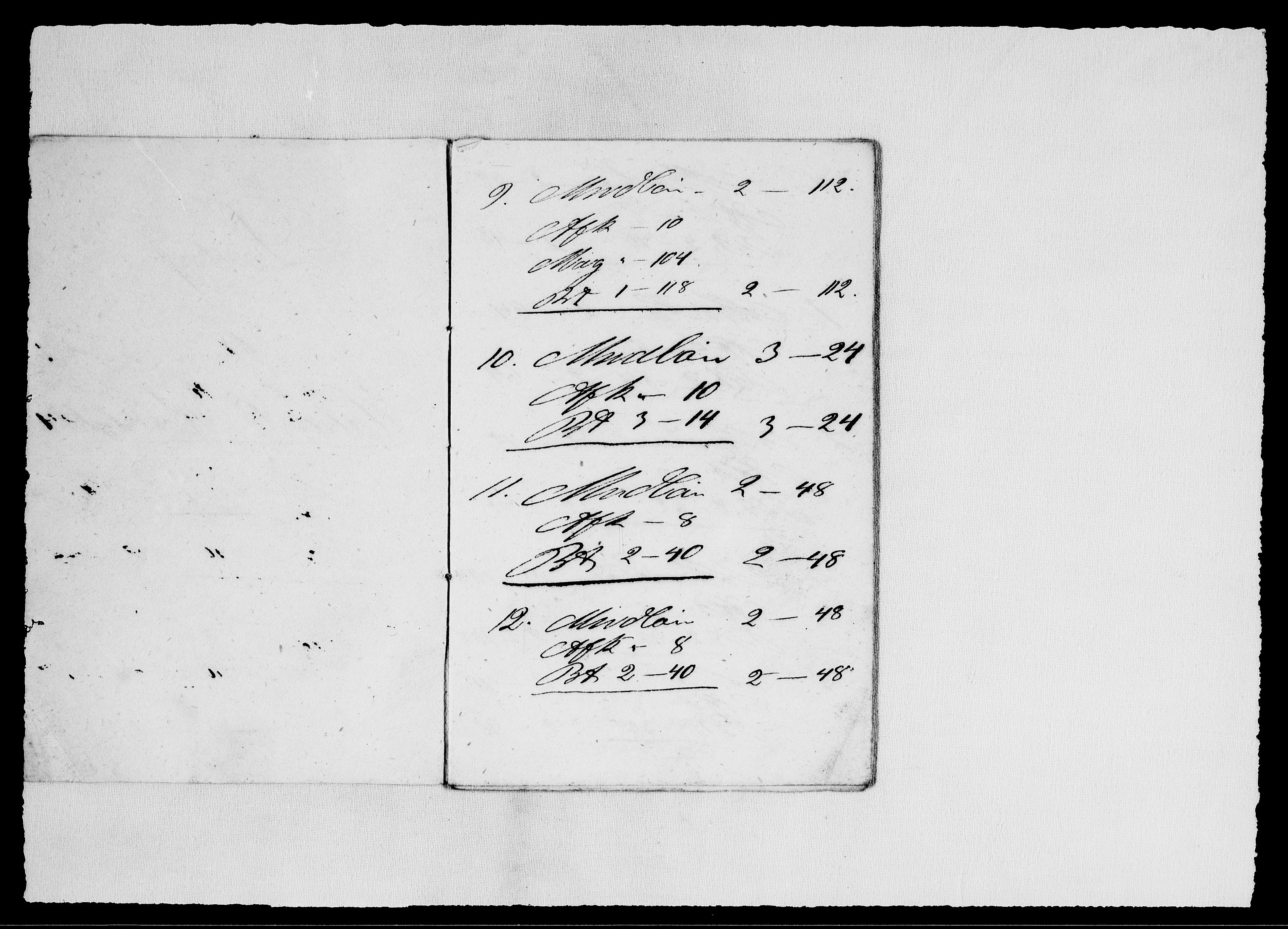 Modums Blaafarveværk, RA/PA-0157/G/Gd/Gdd/L0299/0001: -- / Lønnebøker for arbeiderne(kontrabøker), 1842-1844, p. 3