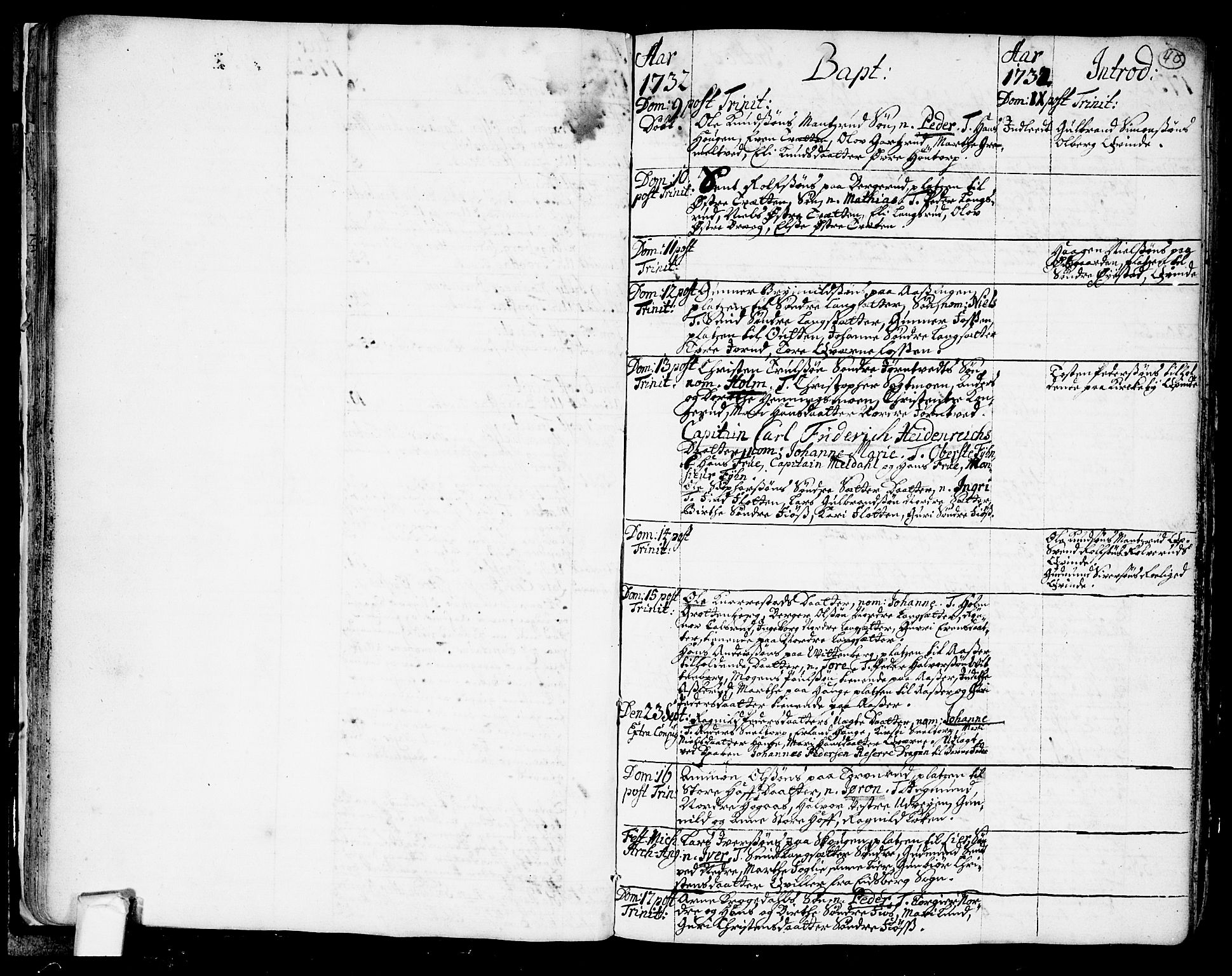 Trøgstad prestekontor Kirkebøker, SAO/A-10925/F/Fa/L0003: Parish register (official) no. I 3, 1721-1749, p. 40