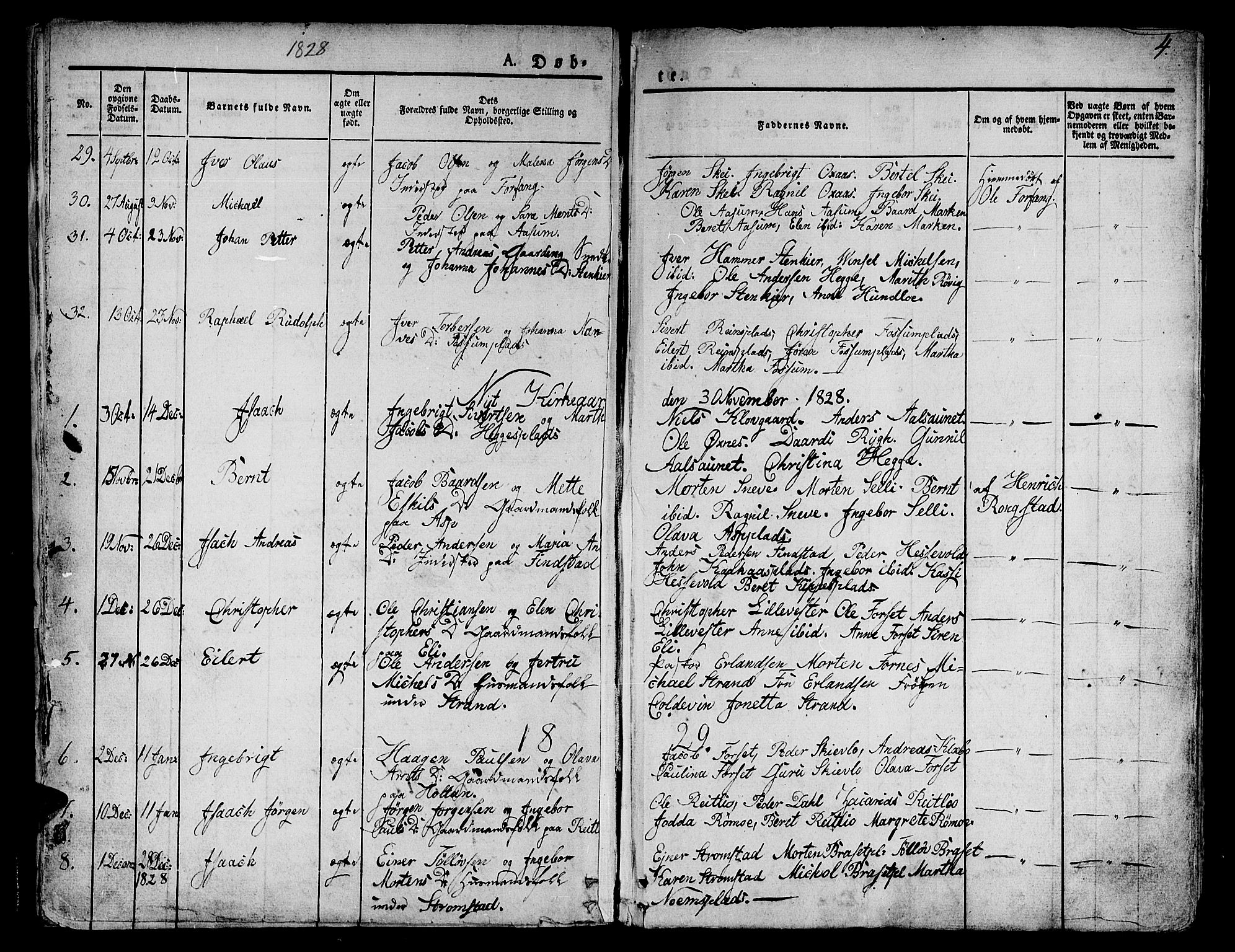 Ministerialprotokoller, klokkerbøker og fødselsregistre - Nord-Trøndelag, SAT/A-1458/746/L0445: Parish register (official) no. 746A04, 1826-1846, p. 4