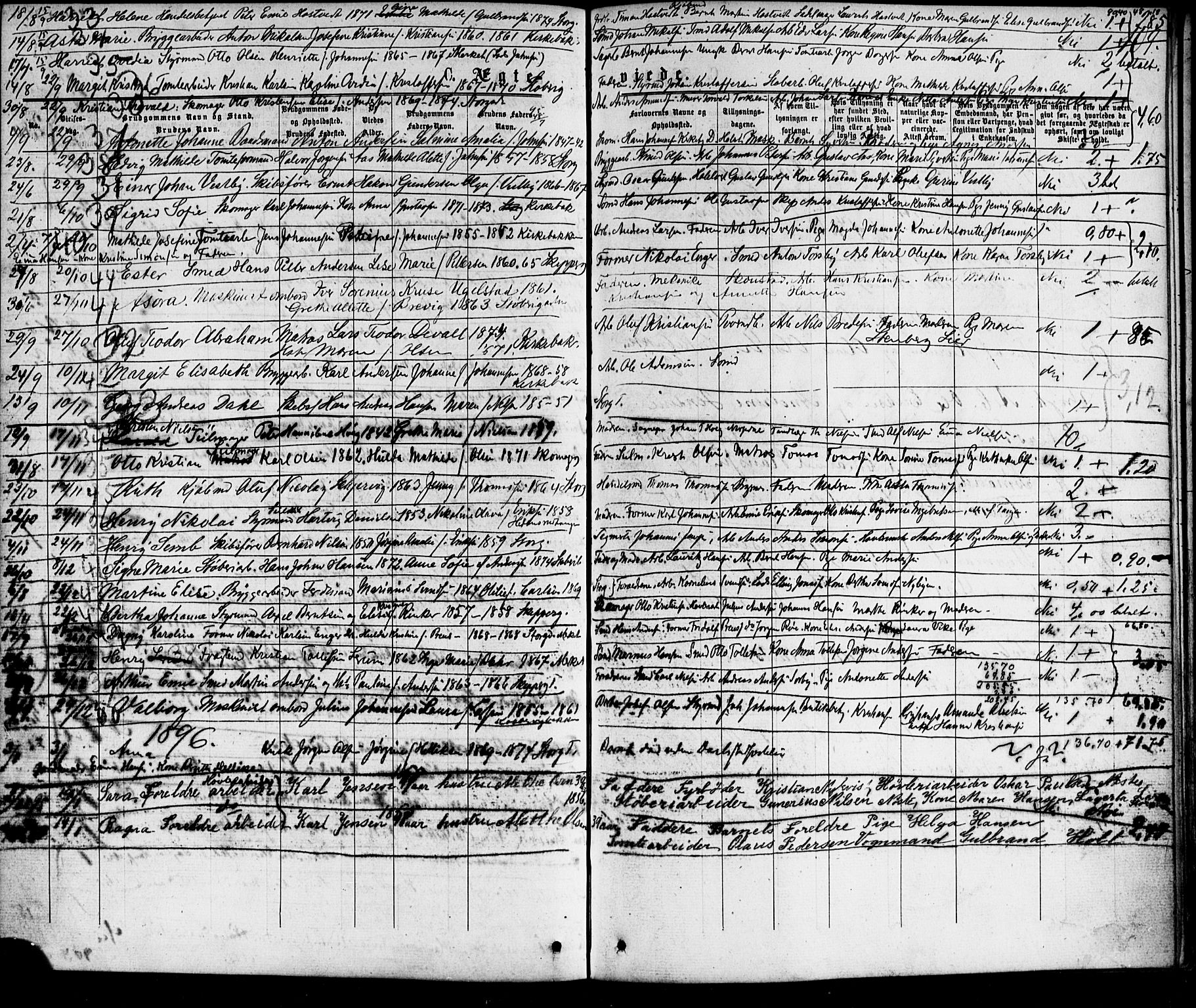 Strømsø kirkebøker, AV/SAKO-A-246/G/Ga/L0002: Parish register (copy) no. 2, 1877-1896, p. 109