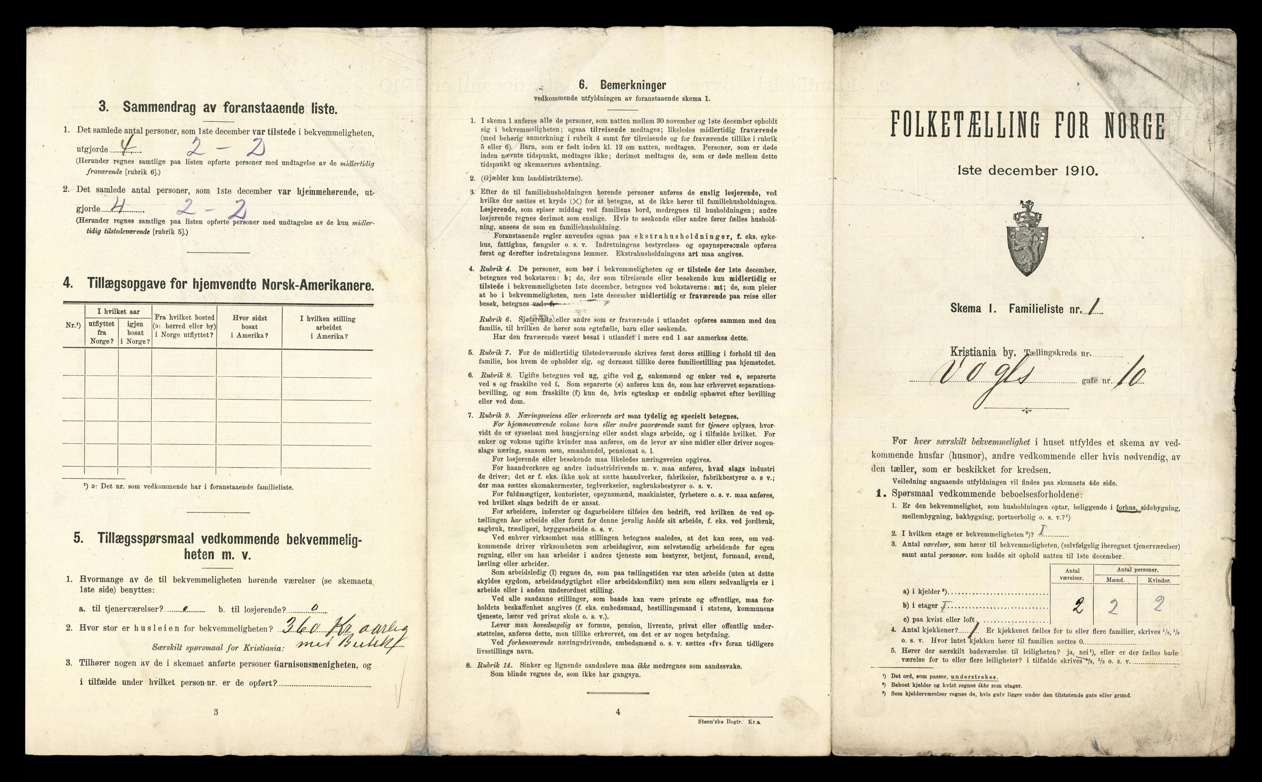 RA, 1910 census for Kristiania, 1910, p. 119853