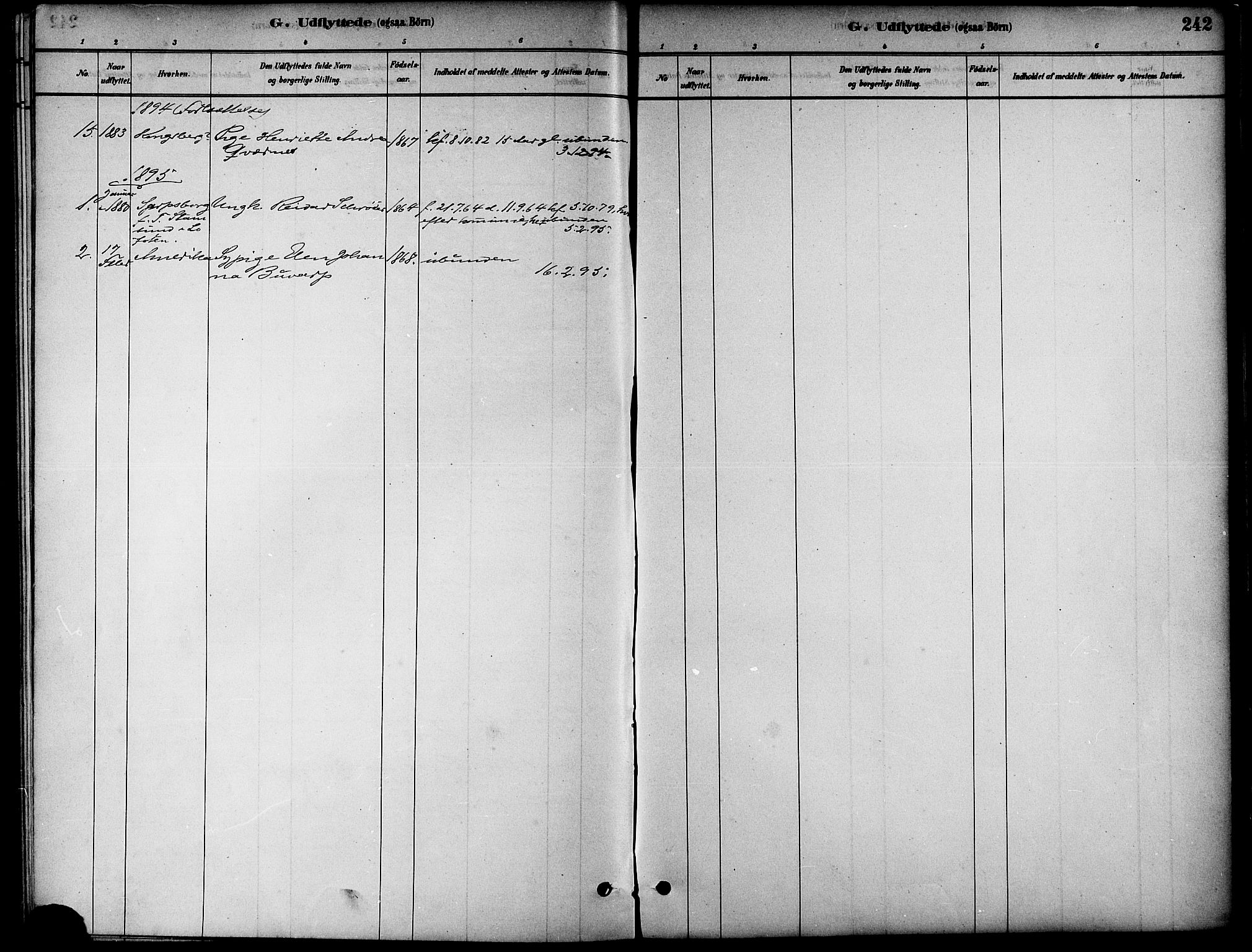 Ministerialprotokoller, klokkerbøker og fødselsregistre - Nord-Trøndelag, SAT/A-1458/739/L0371: Parish register (official) no. 739A03, 1881-1895, p. 242