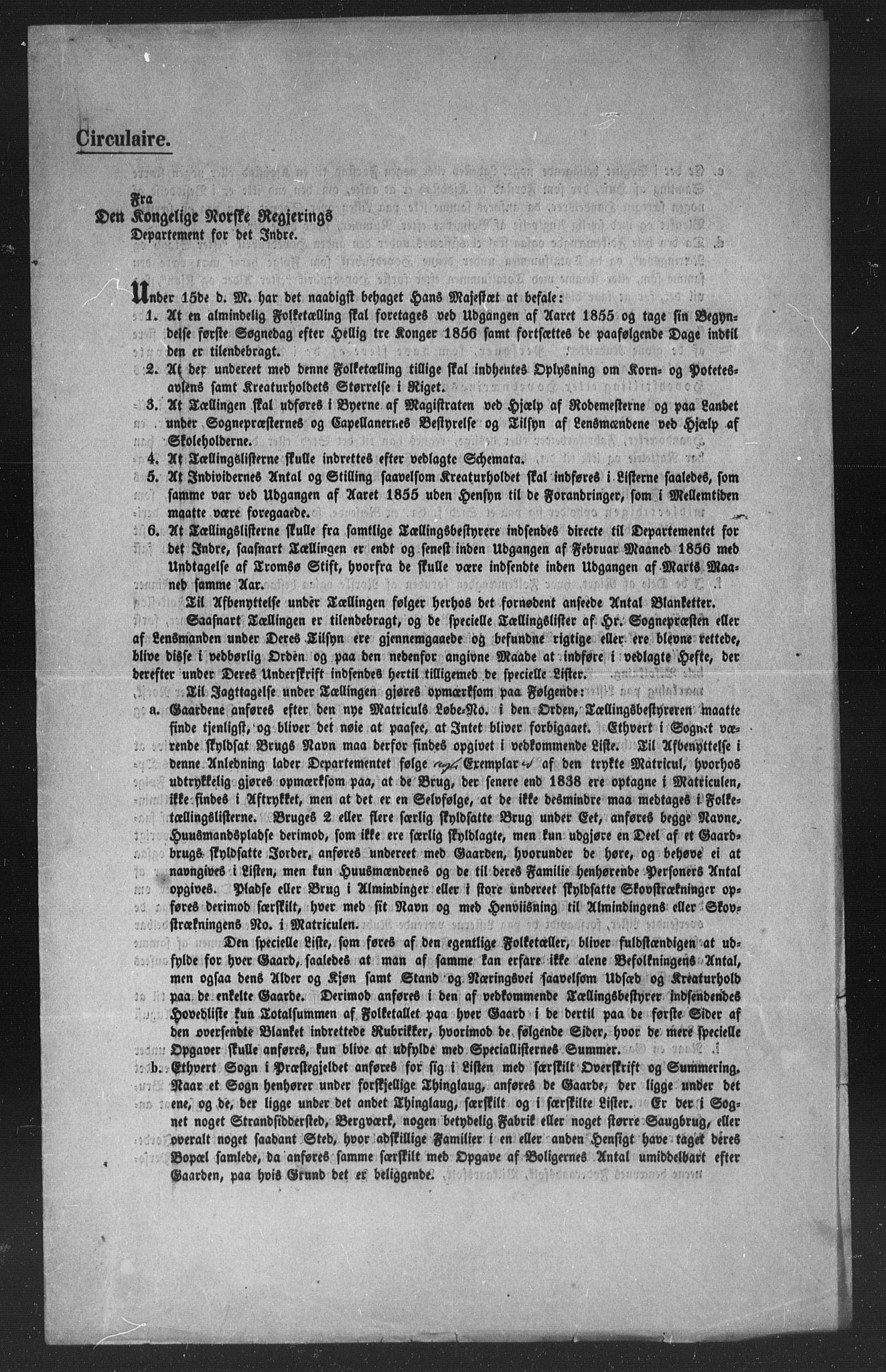 , Census 1855 for Gjerstad, 1855, p. 127