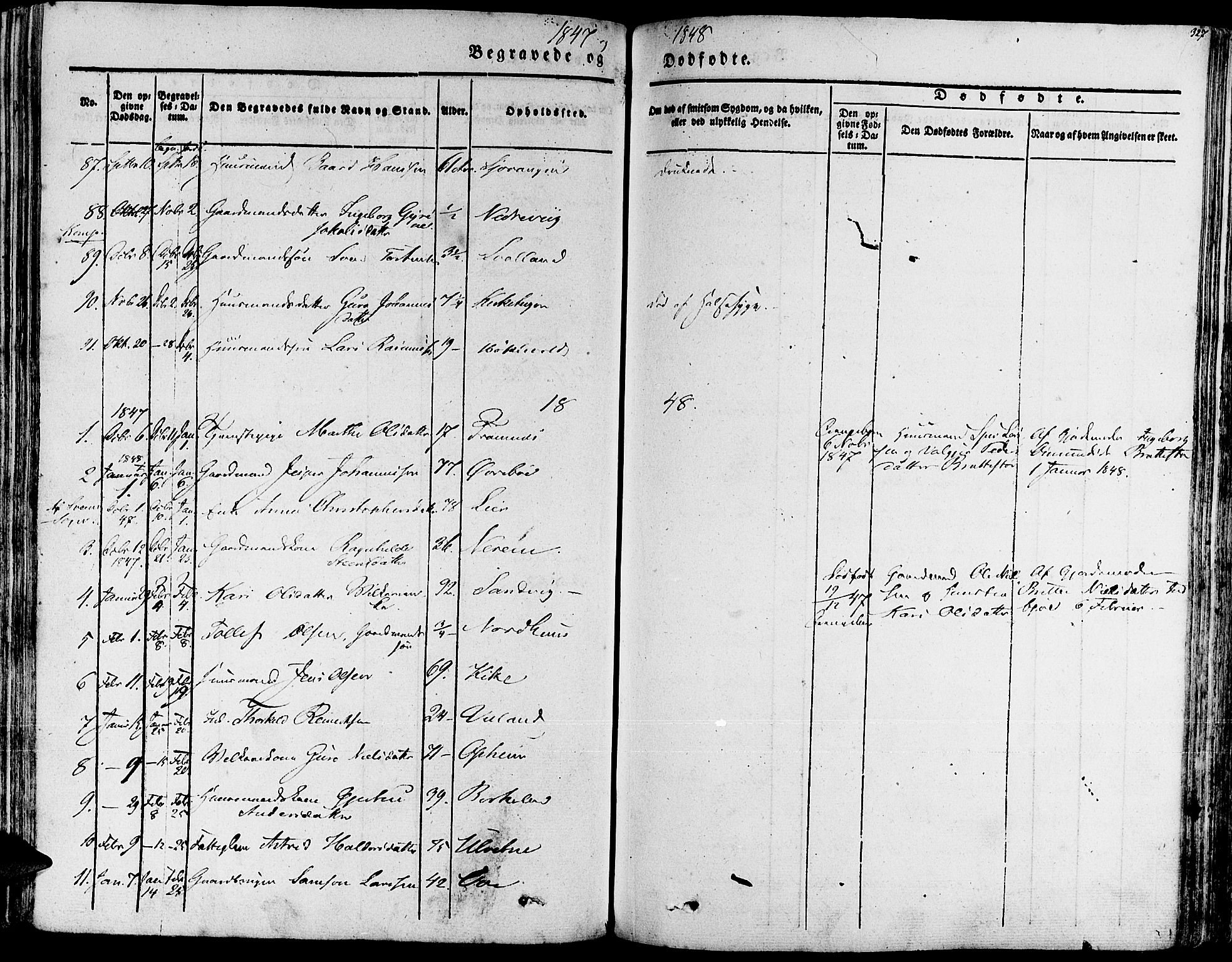 Fjelberg sokneprestembete, AV/SAB-A-75201/H/Haa: Parish register (official) no. A 6, 1835-1851, p. 327