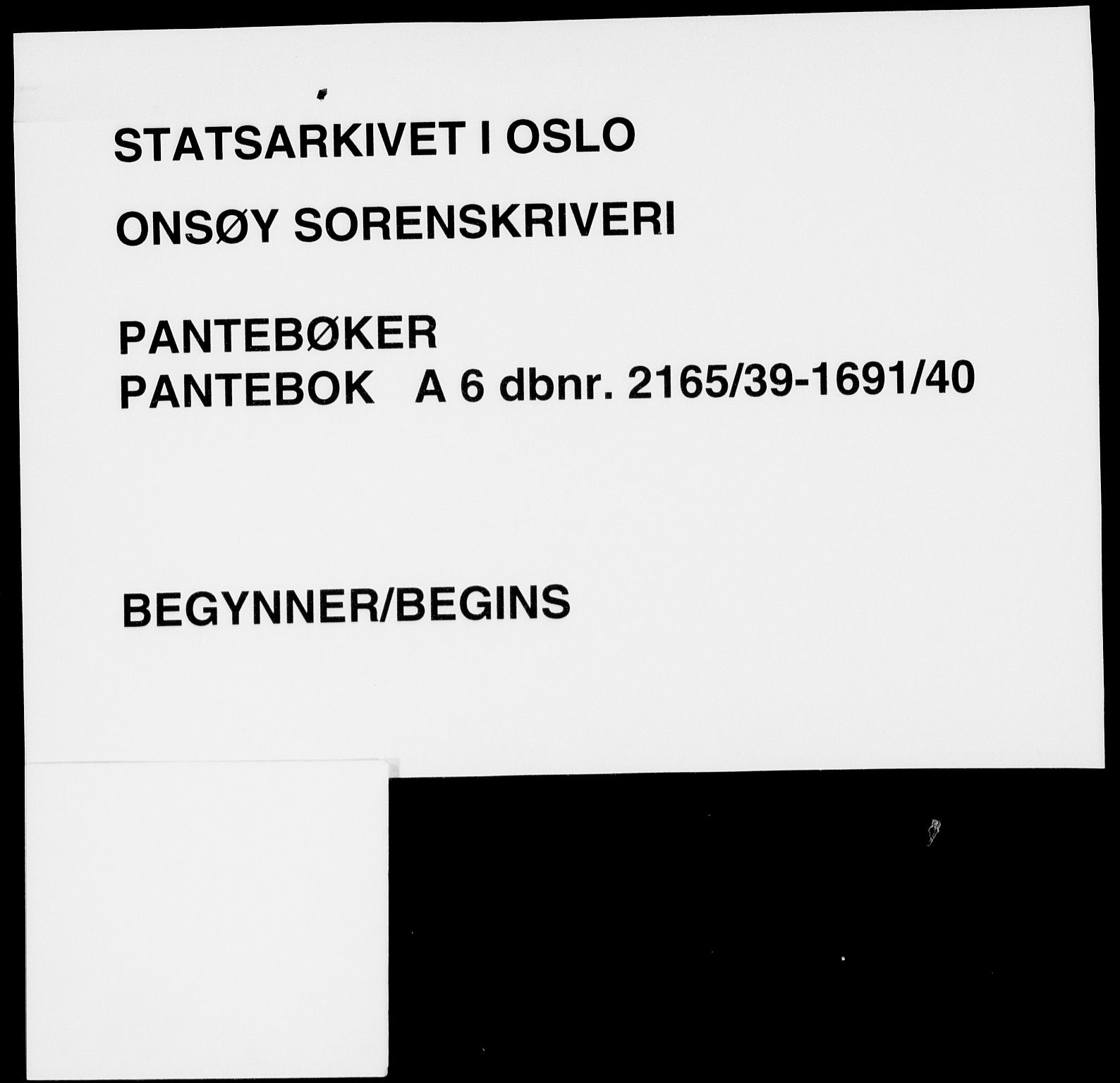 Onsøy sorenskriveri, SAO/A-10474/G/Ga/Gab/L0006: Mortgage book no. II A-6, 1939-1940