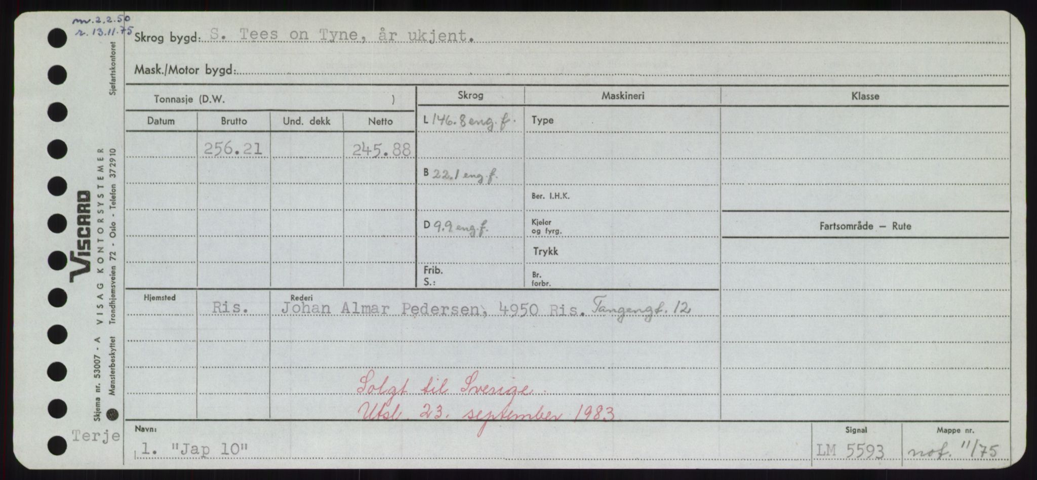 Sjøfartsdirektoratet med forløpere, Skipsmålingen, AV/RA-S-1627/H/Hd/L0019: Fartøy, J, p. 185