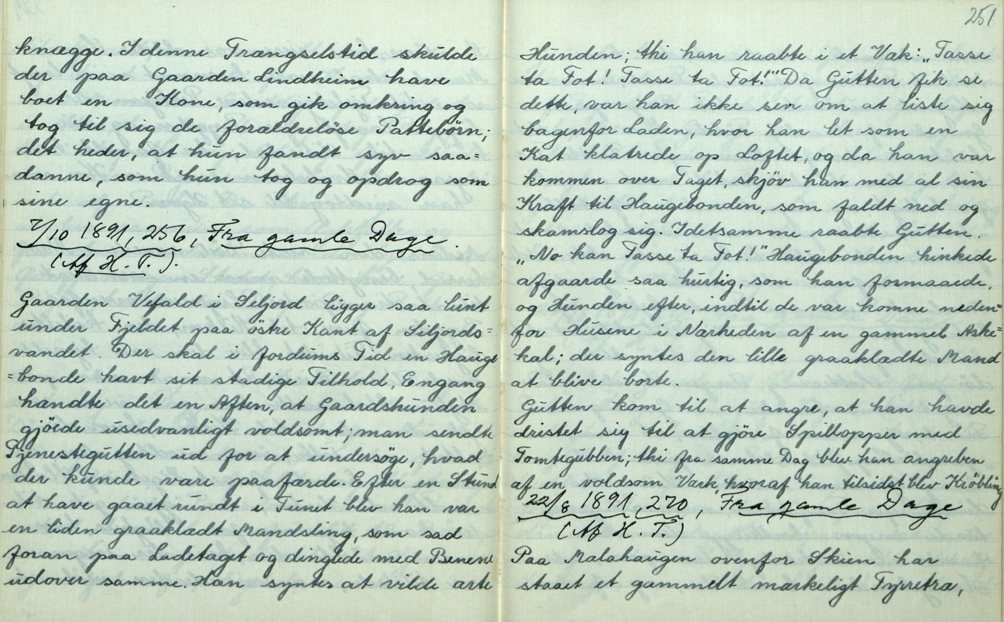 Rikard Berge, TEMU/TGM-A-1003/F/L0013/0018: 451-470 / 468 H. etc. Tvedten i "Fremskr." 1885-91, 1943-1944, p. 250-251