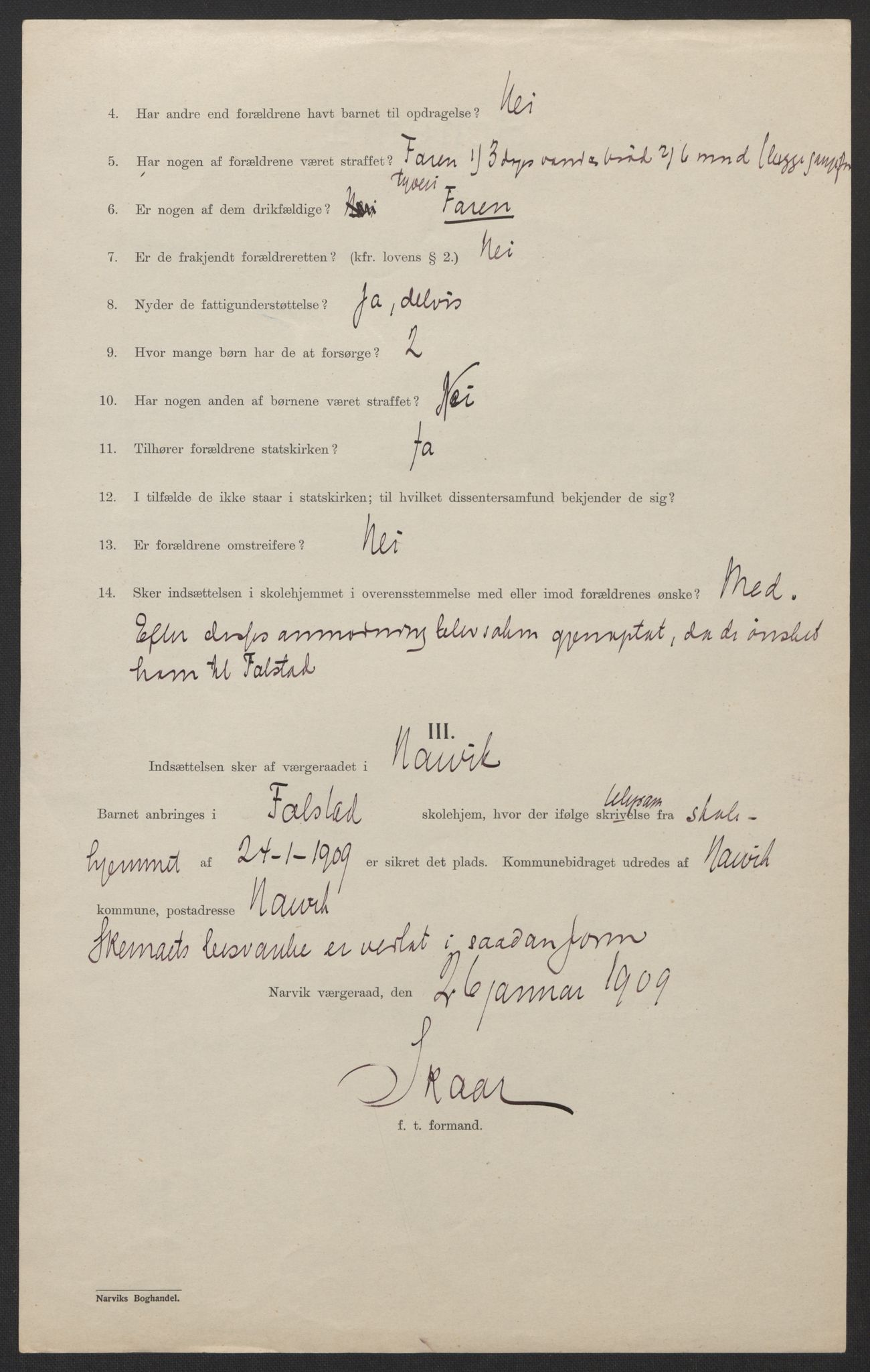 Falstad skolehjem, AV/RA-S-1676/E/Eb/L0009: Elevmapper løpenr. 189-209, 1909-1916, p. 32