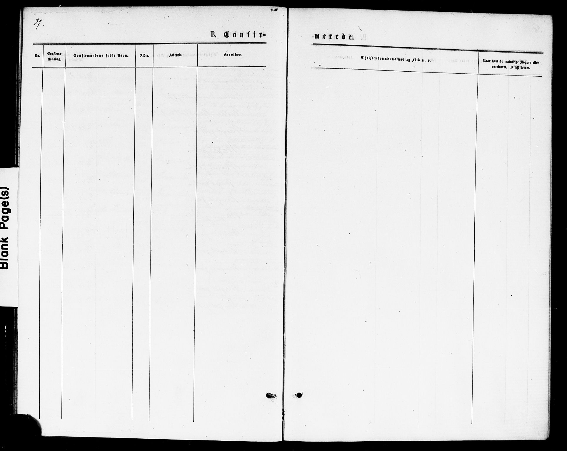 Bragernes kirkebøker, AV/SAKO-A-6/F/Fc/L0004: Parish register (official) no. III 4, 1875-1877, p. 37