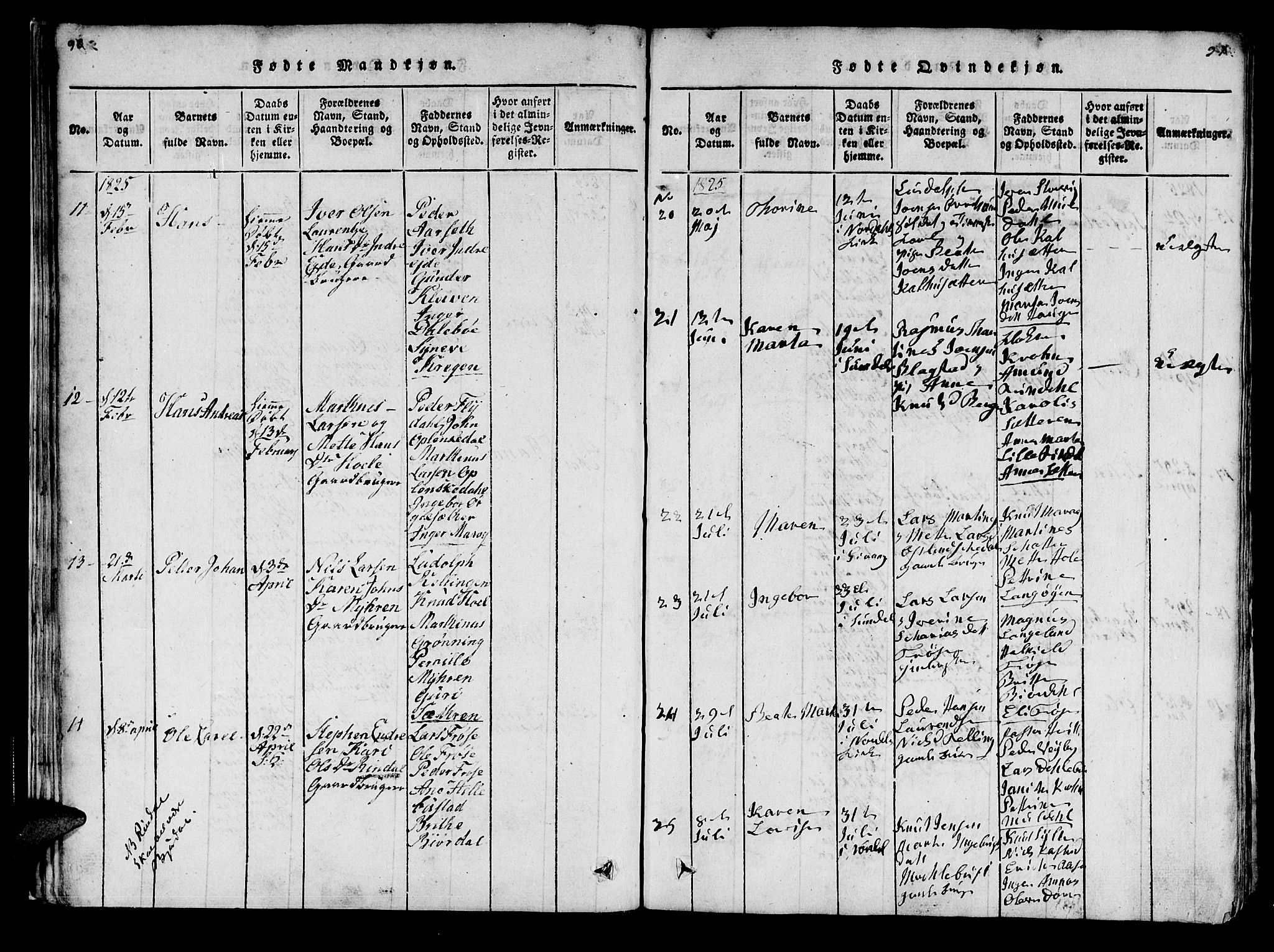 Ministerialprotokoller, klokkerbøker og fødselsregistre - Møre og Romsdal, SAT/A-1454/519/L0246: Parish register (official) no. 519A05, 1817-1834, p. 90-91