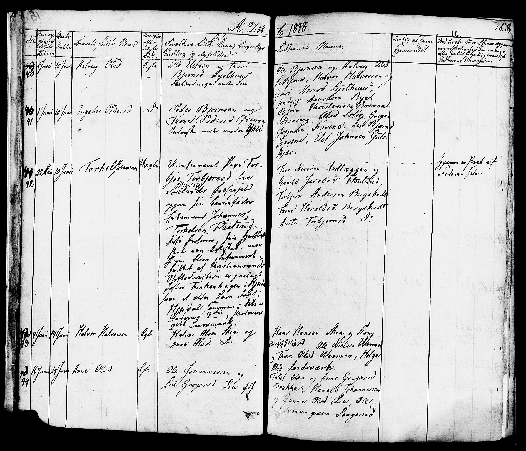 Heddal kirkebøker, AV/SAKO-A-268/F/Fa/L0006: Parish register (official) no. I 6, 1837-1854, p. 16