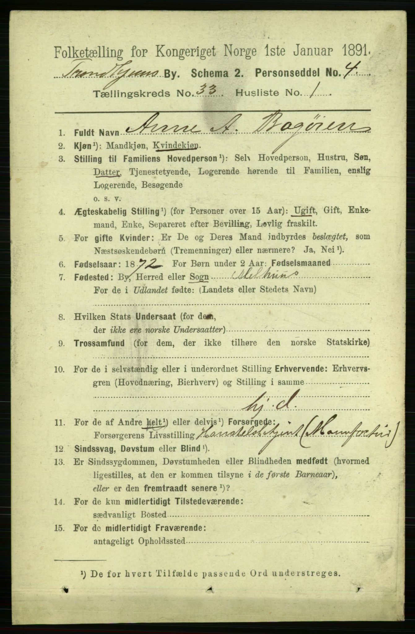 RA, 1891 census for 1601 Trondheim, 1891, p. 24963