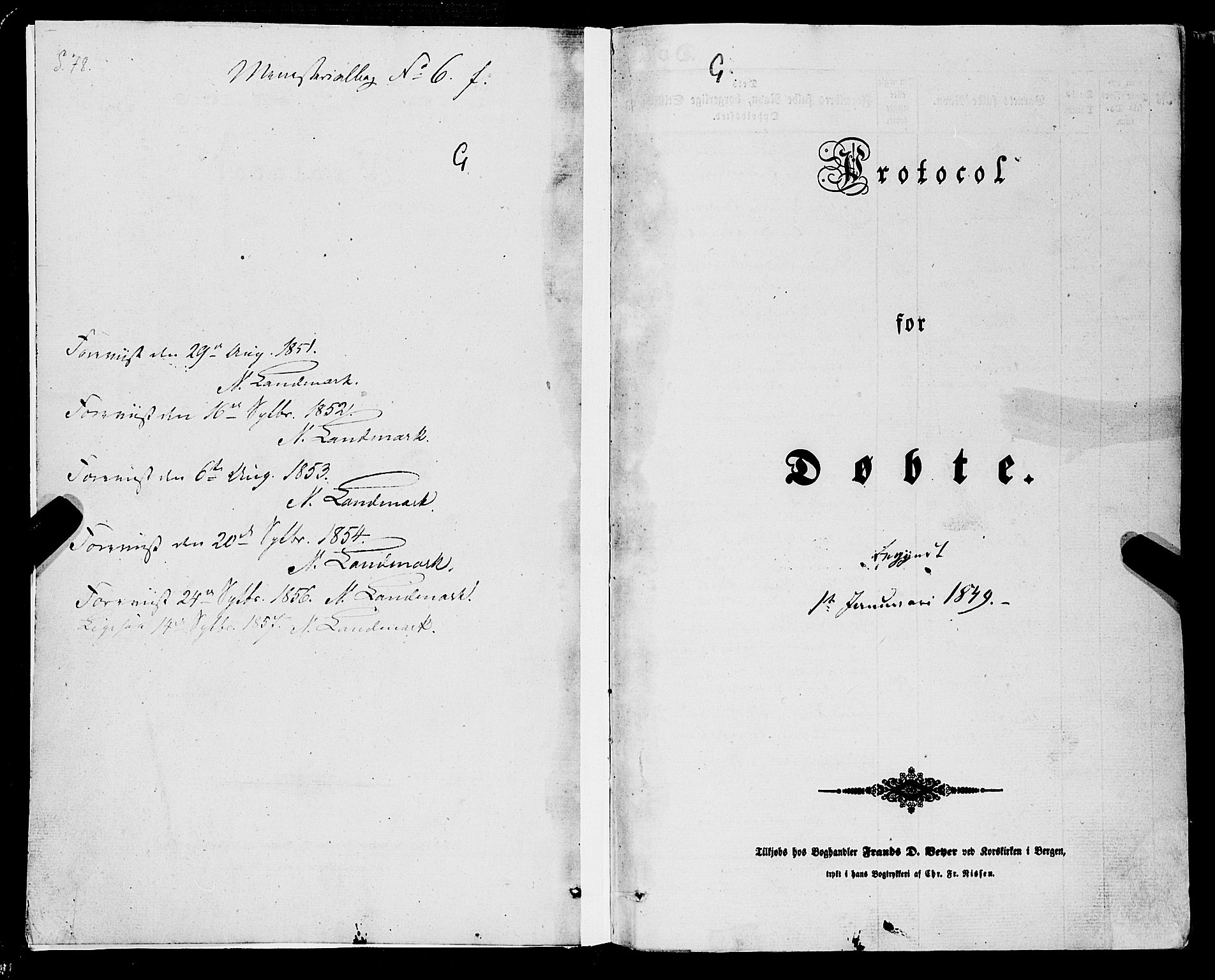 Voss sokneprestembete, SAB/A-79001/H/Haa: Parish register (official) no. A 16, 1849-1863