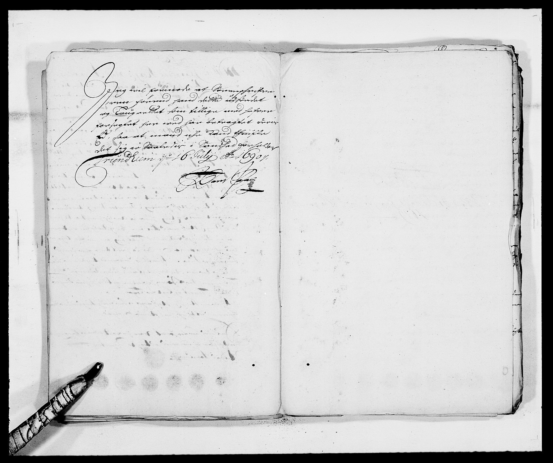 Rentekammeret inntil 1814, Reviderte regnskaper, Fogderegnskap, RA/EA-4092/R58/L3936: Fogderegnskap Orkdal, 1689-1690, p. 63
