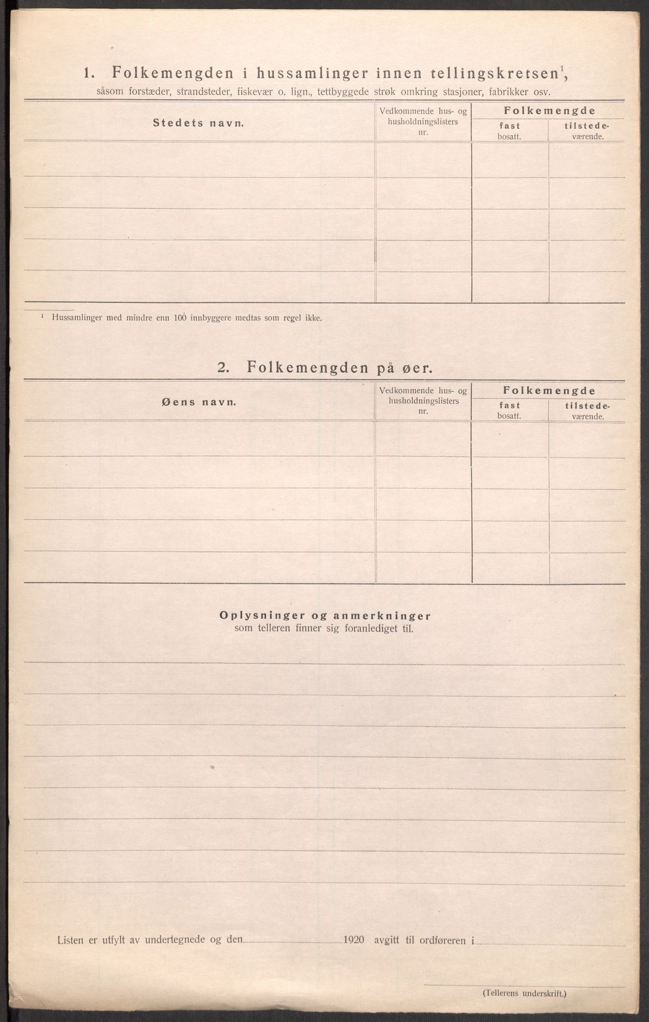 SAST, 1920 census for Hetland, 1920, p. 137