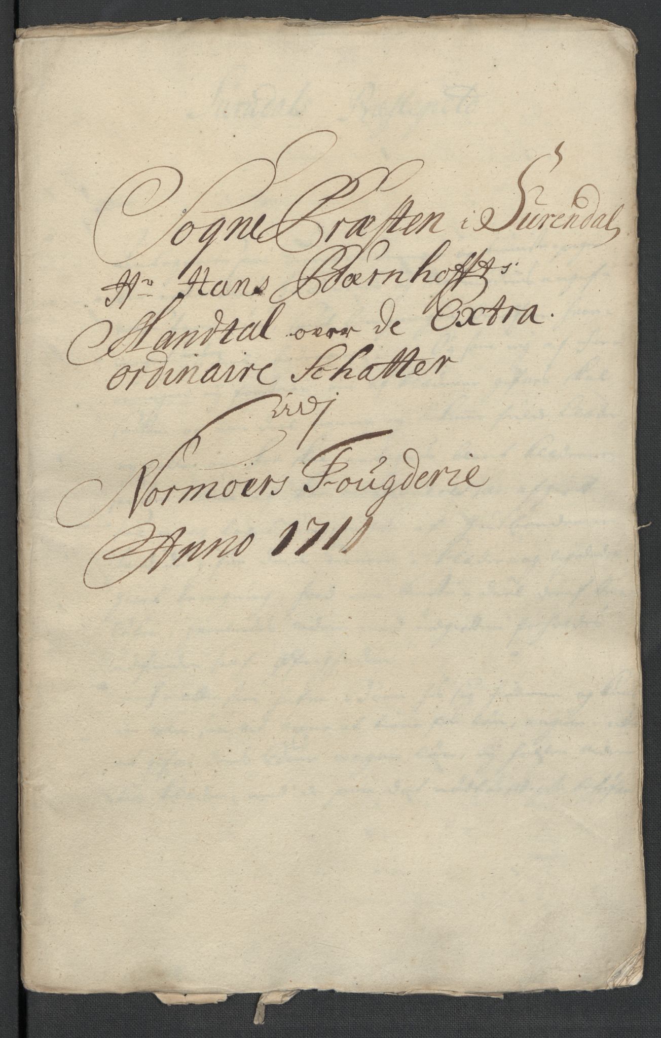 Rentekammeret inntil 1814, Reviderte regnskaper, Fogderegnskap, RA/EA-4092/R56/L3745: Fogderegnskap Nordmøre, 1711, p. 200