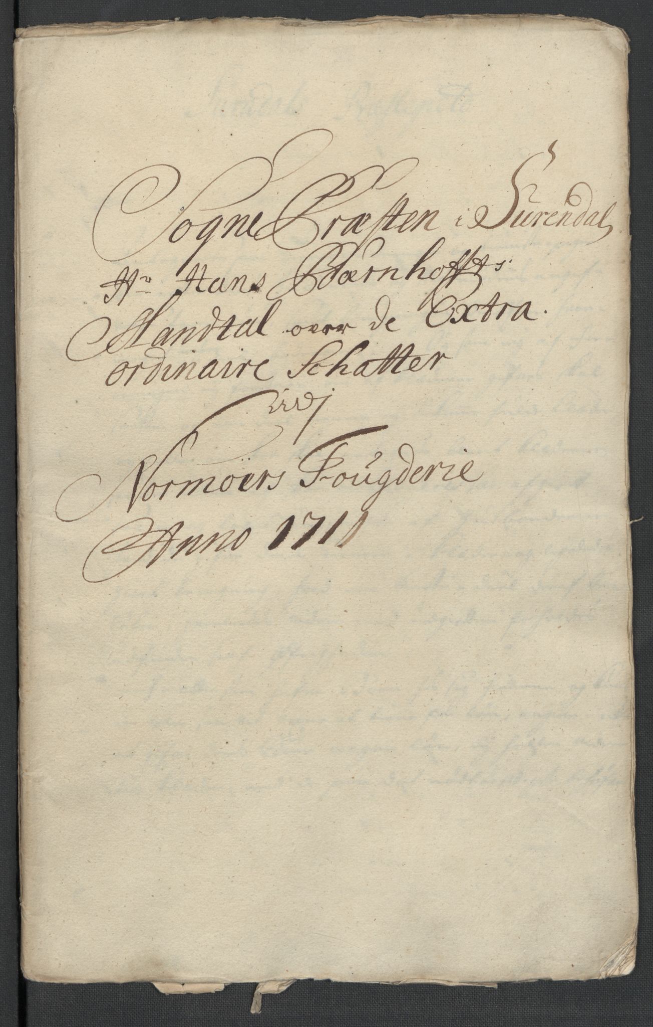 Rentekammeret inntil 1814, Reviderte regnskaper, Fogderegnskap, AV/RA-EA-4092/R56/L3745: Fogderegnskap Nordmøre, 1711, p. 200