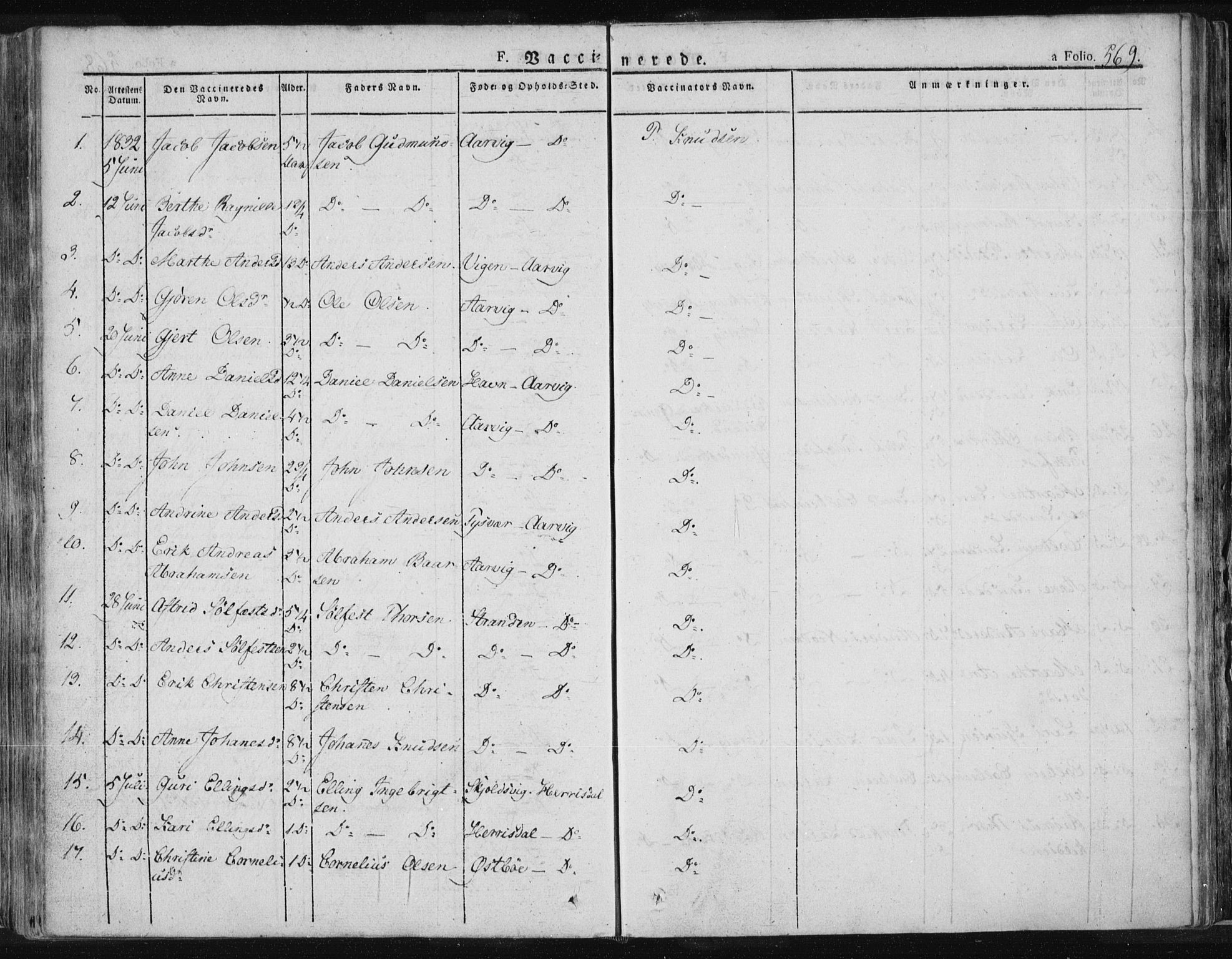 Tysvær sokneprestkontor, SAST/A -101864/H/Ha/Haa/L0001: Parish register (official) no. A 1.2, 1831-1856, p. 569