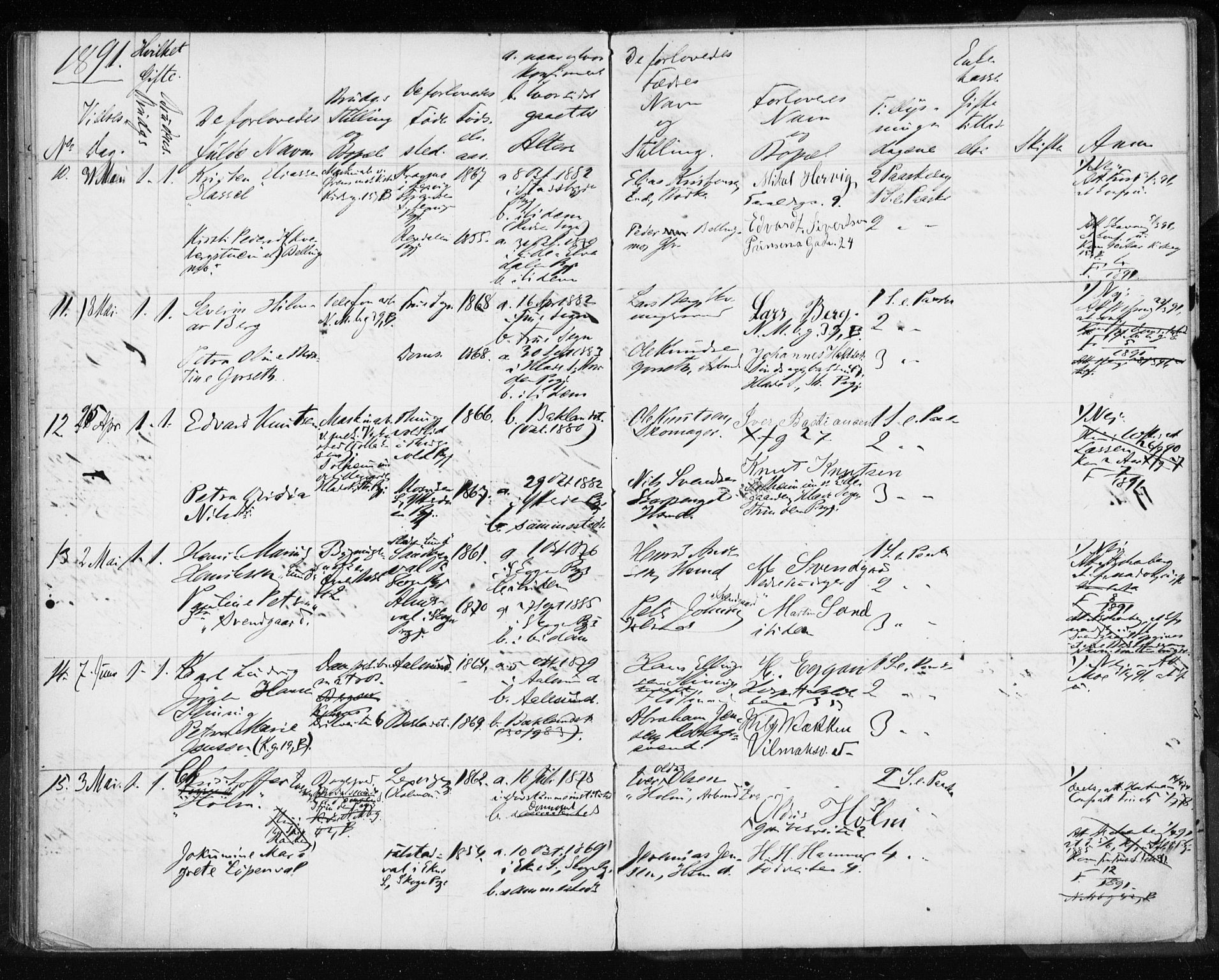 Ministerialprotokoller, klokkerbøker og fødselsregistre - Sør-Trøndelag, AV/SAT-A-1456/604/L0188: Parish register (official) no. 604A11, 1878-1892