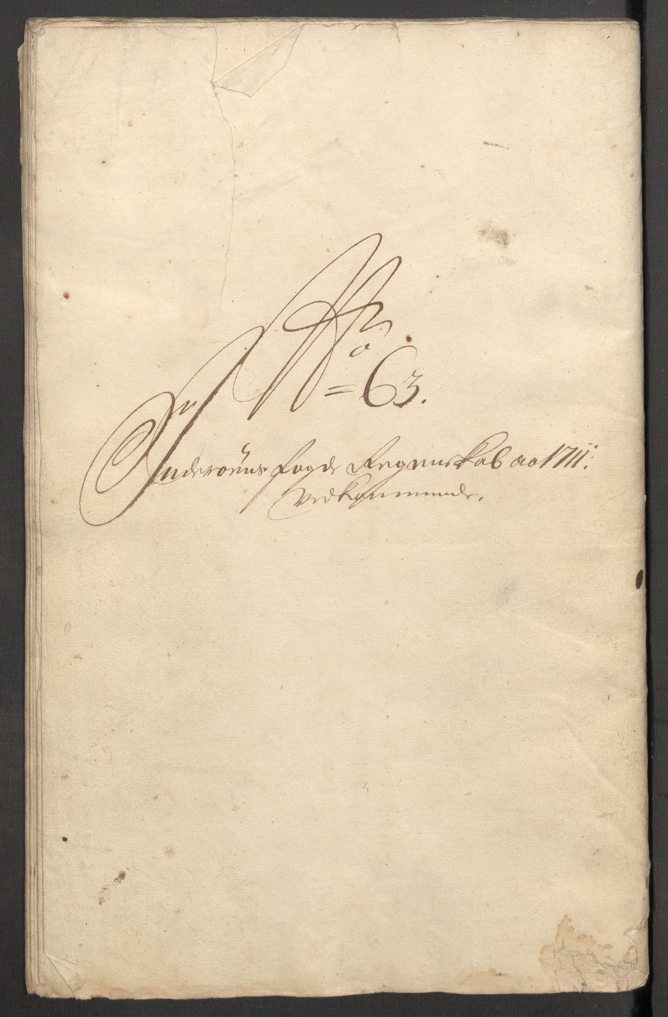 Rentekammeret inntil 1814, Reviderte regnskaper, Fogderegnskap, RA/EA-4092/R63/L4319: Fogderegnskap Inderøy, 1711, p. 379