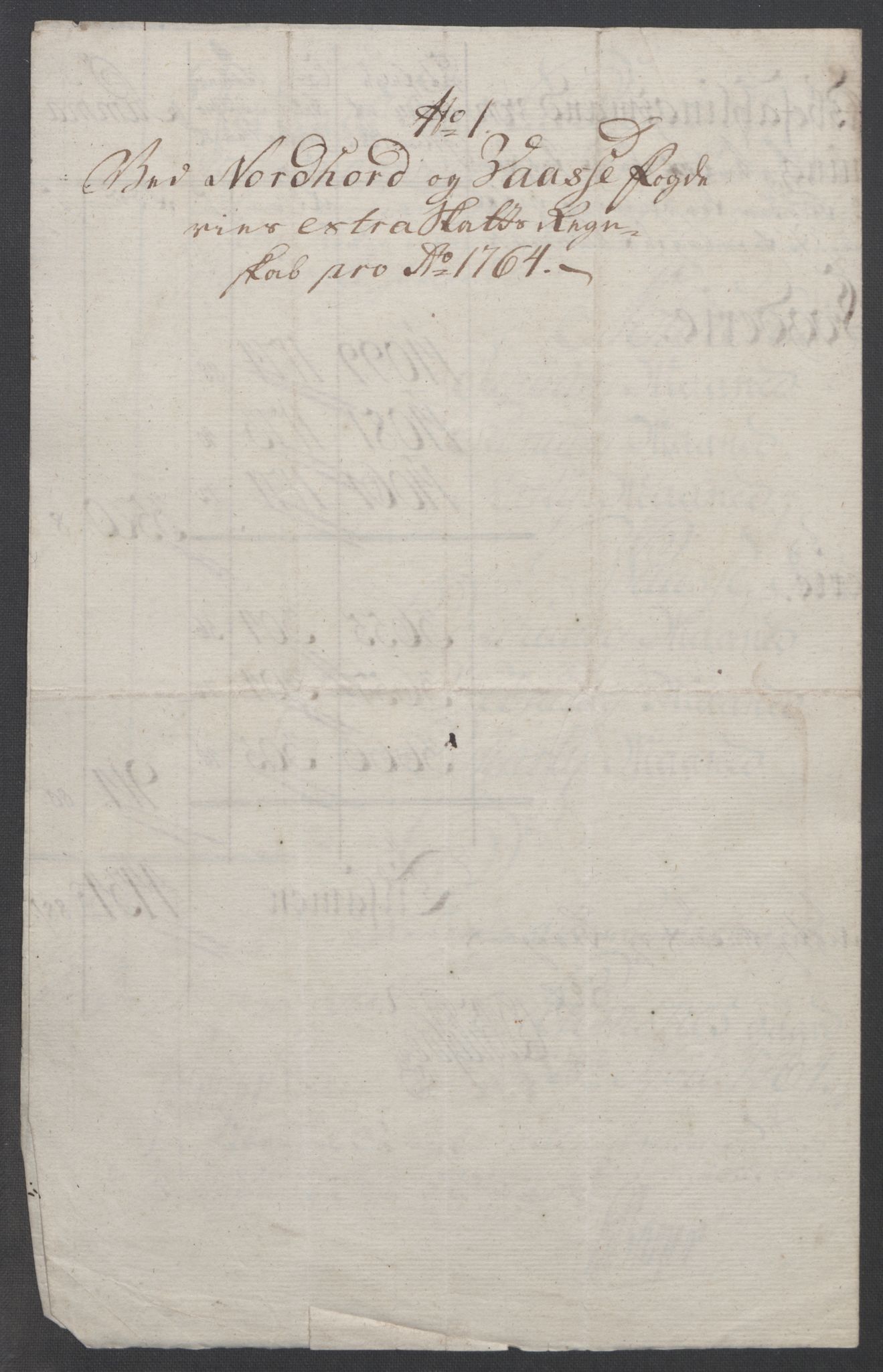 Rentekammeret inntil 1814, Reviderte regnskaper, Fogderegnskap, RA/EA-4092/R51/L3303: Ekstraskatten Nordhordland og Voss, 1762-1772, p. 81