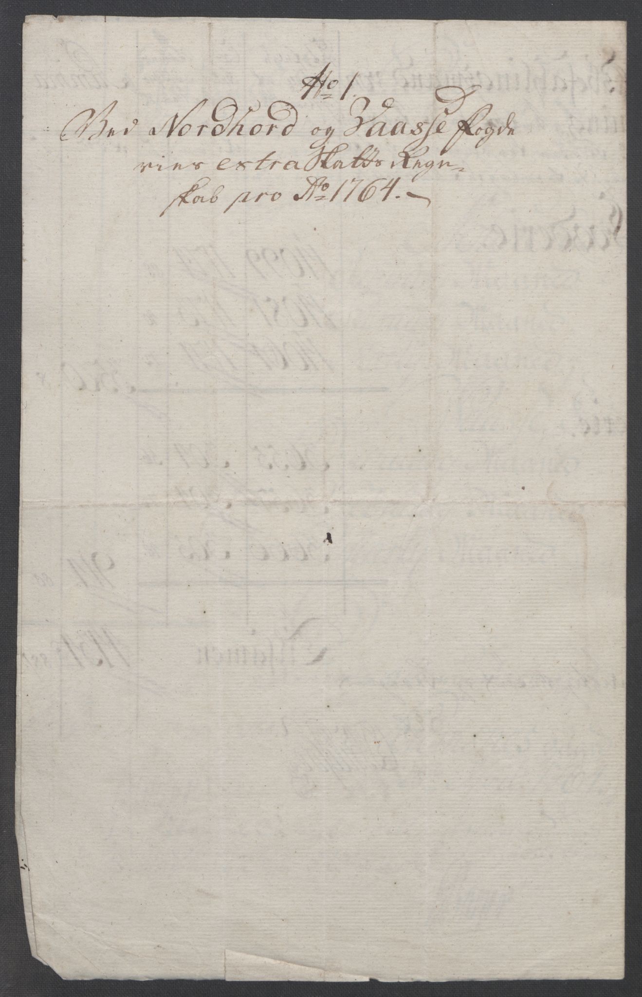 Rentekammeret inntil 1814, Reviderte regnskaper, Fogderegnskap, AV/RA-EA-4092/R51/L3303: Ekstraskatten Nordhordland og Voss, 1762-1772, p. 81