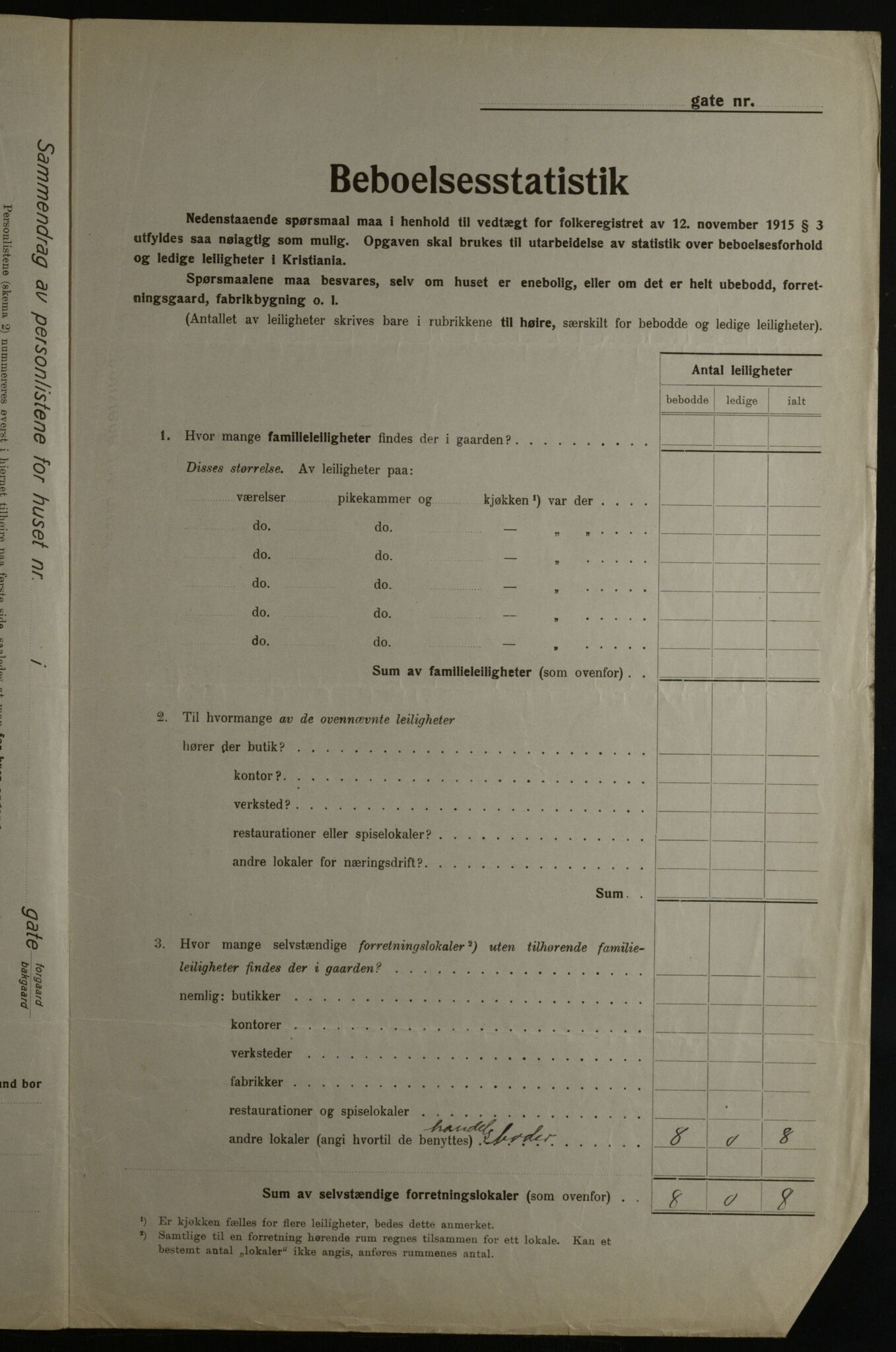 OBA, Municipal Census 1923 for Kristiania, 1923, p. 114614