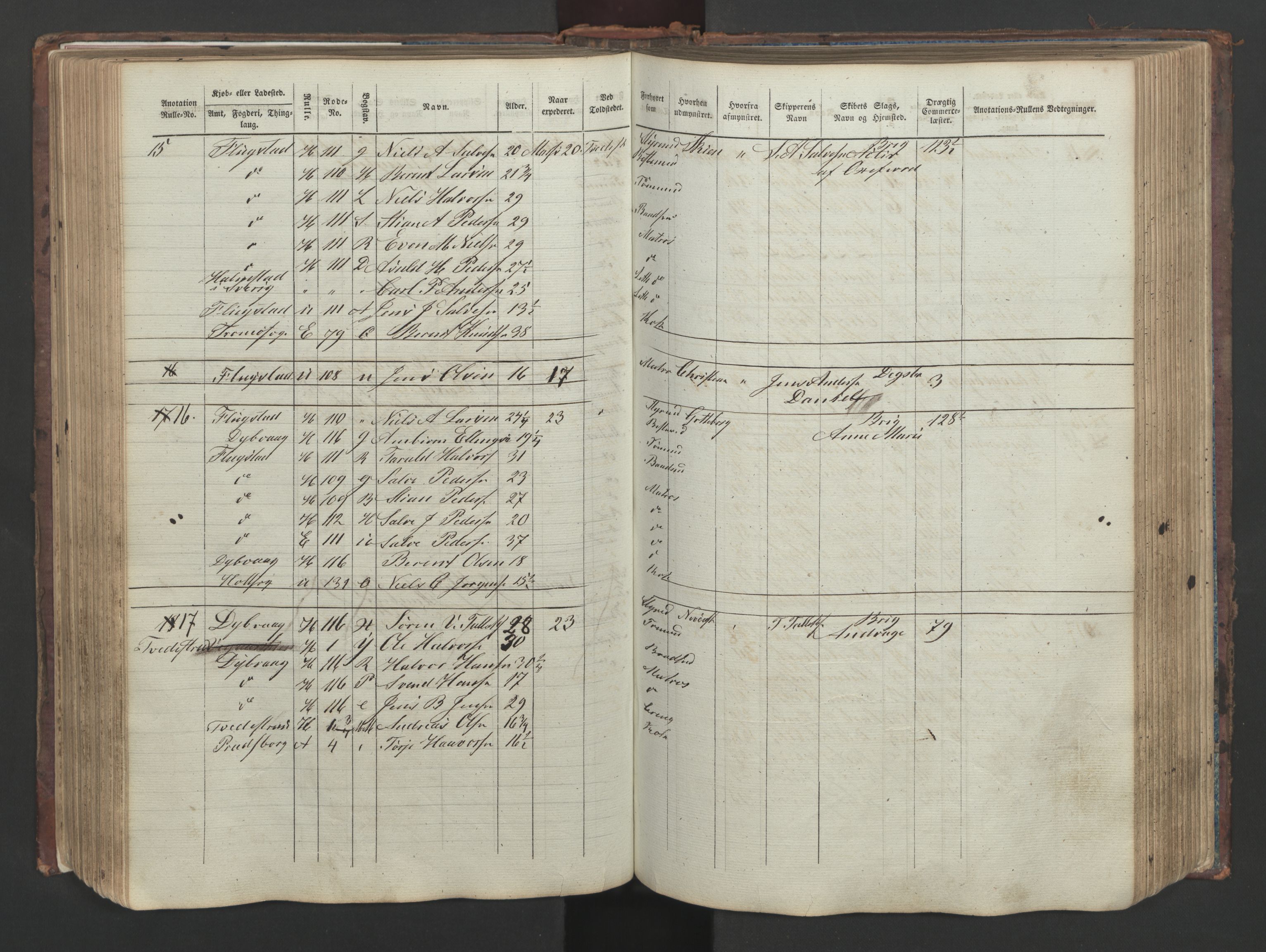 Tvedestrand mønstringskrets, SAK/2031-0011/F/Fe/L0002: Kopilistebok innrullering, U-11, 1853-1861, p. 167