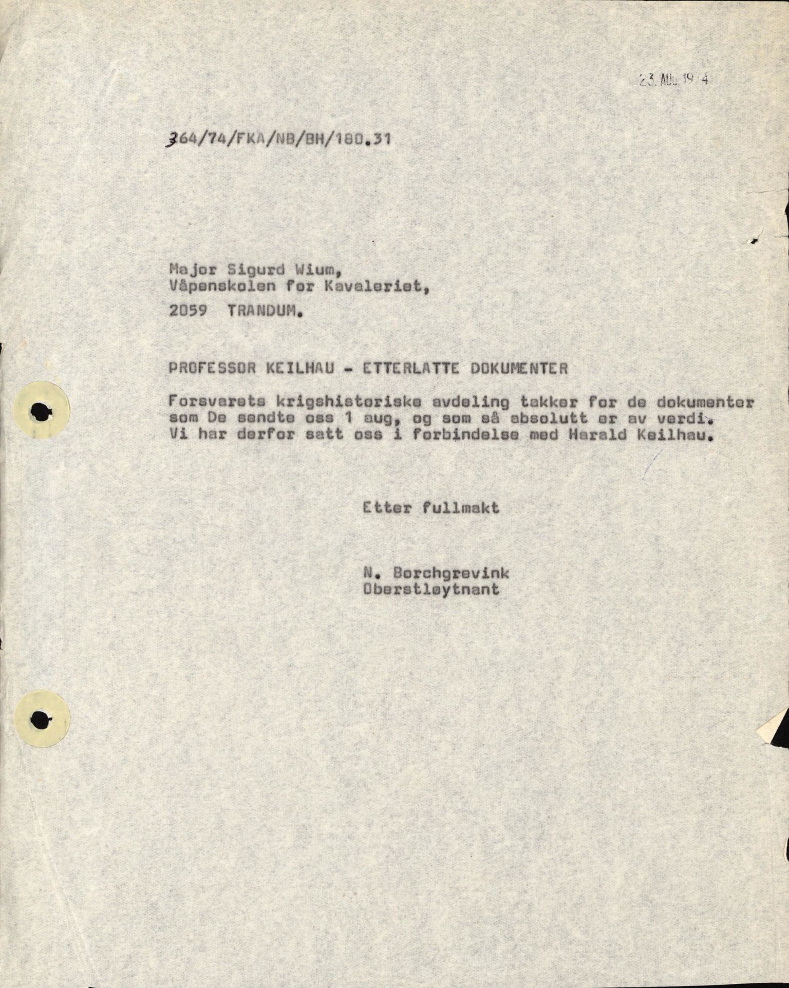 Forsvaret, Forsvarets krigshistoriske avdeling, AV/RA-RAFA-2017/Y/Yf/L0210: II.C.11.2130-2136 - Den norske regjering i London., 1940-1959, p. 387