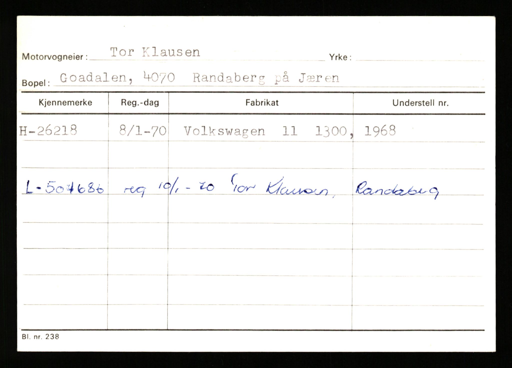 Stavanger trafikkstasjon, AV/SAST-A-101942/0/G/L0005: Registreringsnummer: 23000 - 34245, 1930-1971, p. 1087