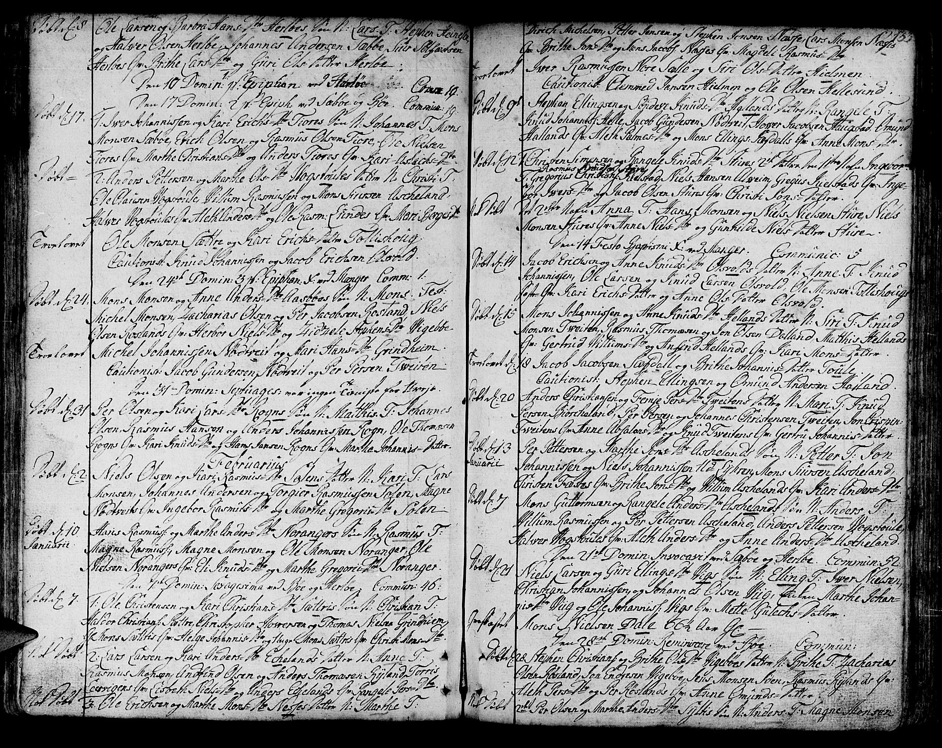 Manger sokneprestembete, AV/SAB-A-76801/H/Haa: Parish register (official) no. A 1, 1759-1791, p. 133