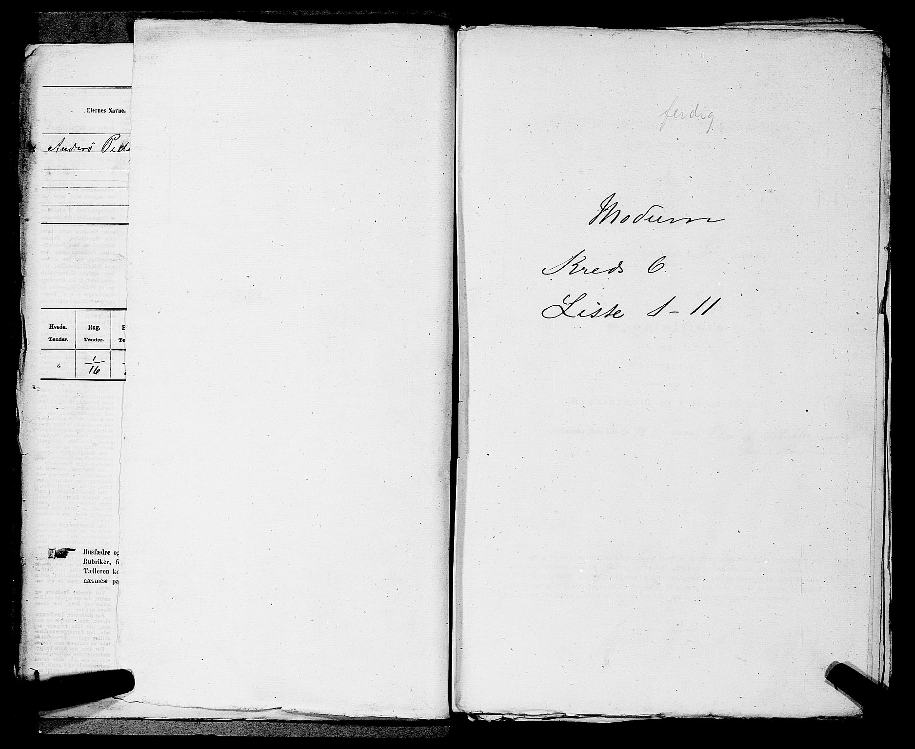 SAKO, 1875 census for 0623P Modum, 1875, p. 705