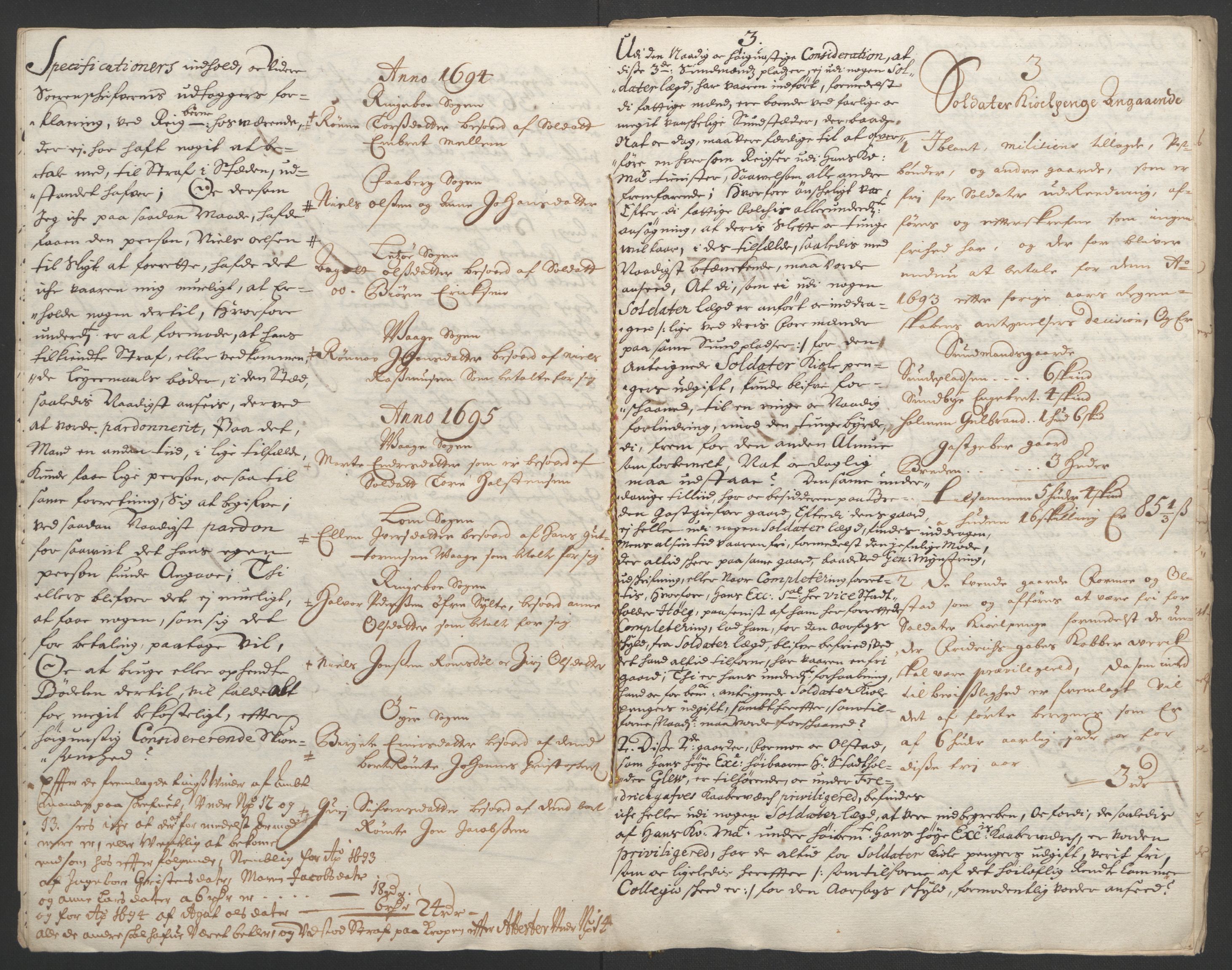 Rentekammeret inntil 1814, Reviderte regnskaper, Fogderegnskap, AV/RA-EA-4092/R17/L1169: Fogderegnskap Gudbrandsdal, 1695, p. 196